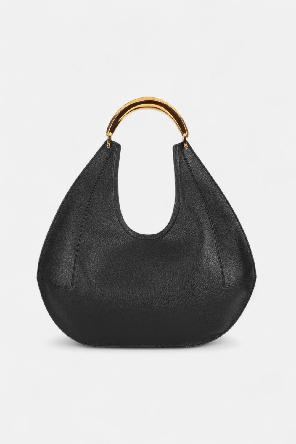 borsa a mano grande con manico gioiello