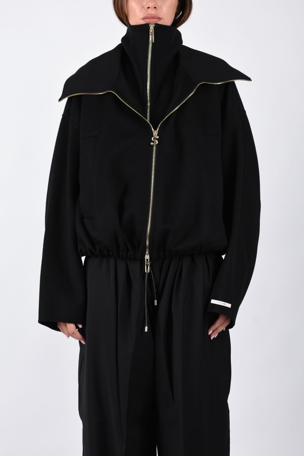 Bomber in pura lana con davantino rimovibile EMIRO 2622086012