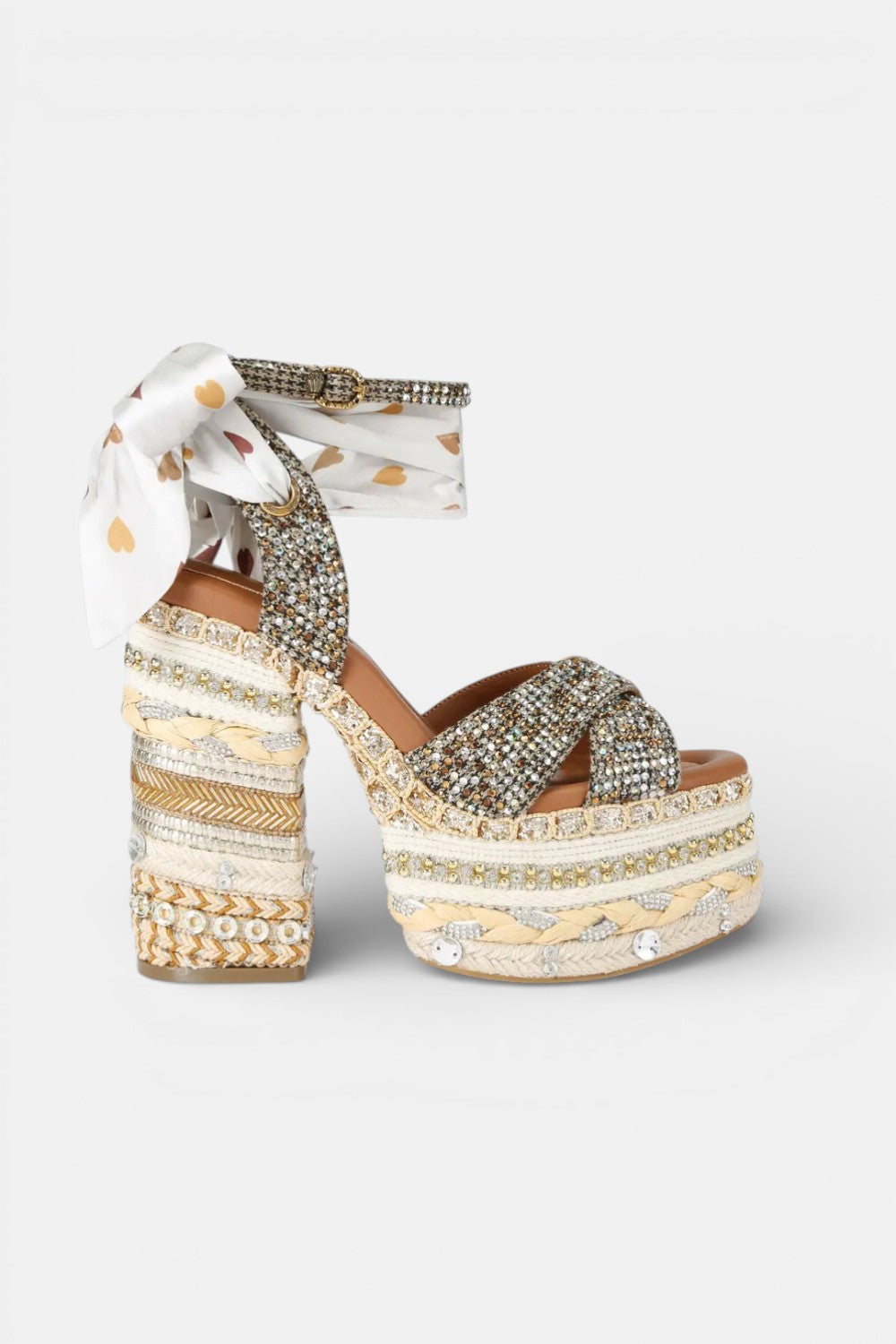 sandali chelsea scarf platform