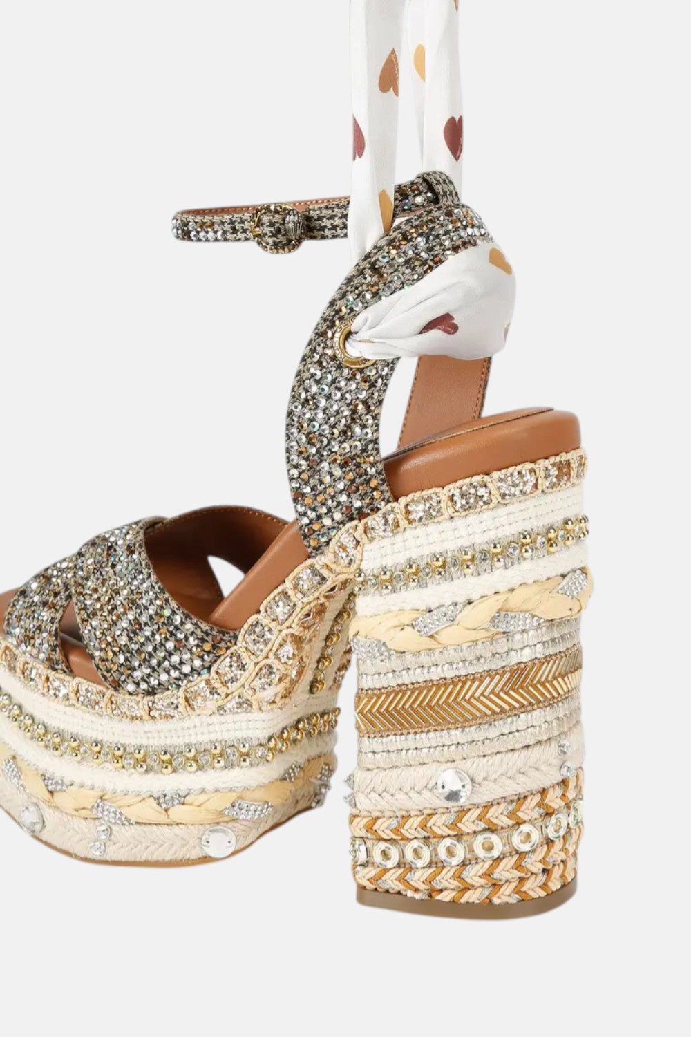 sandali chelsea scarf platform