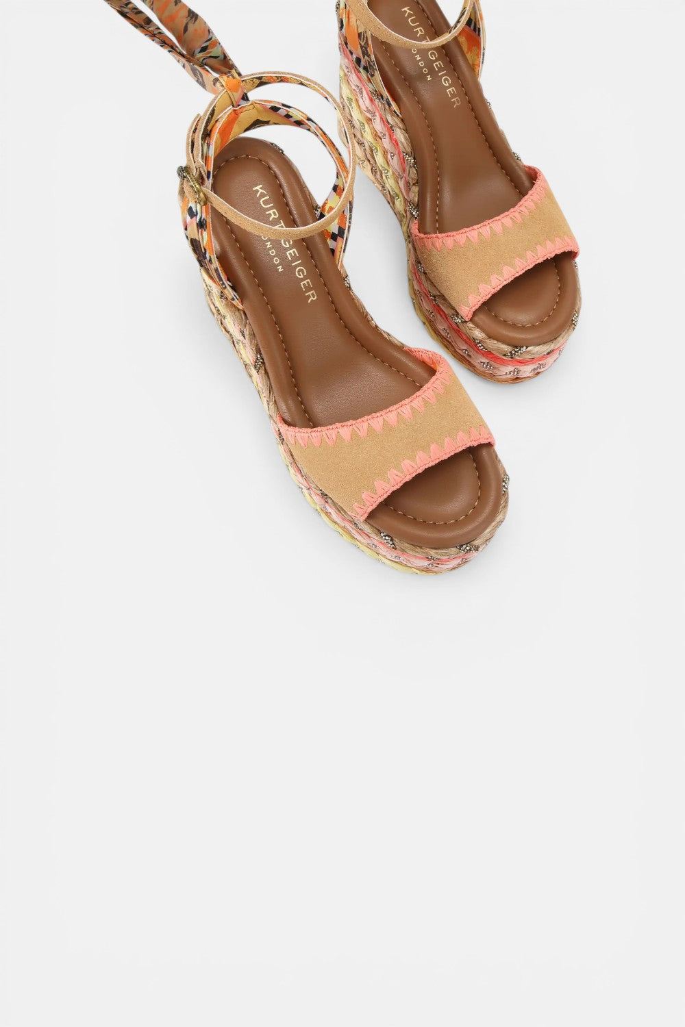 sandali con zeppa chelsea scarf wedge