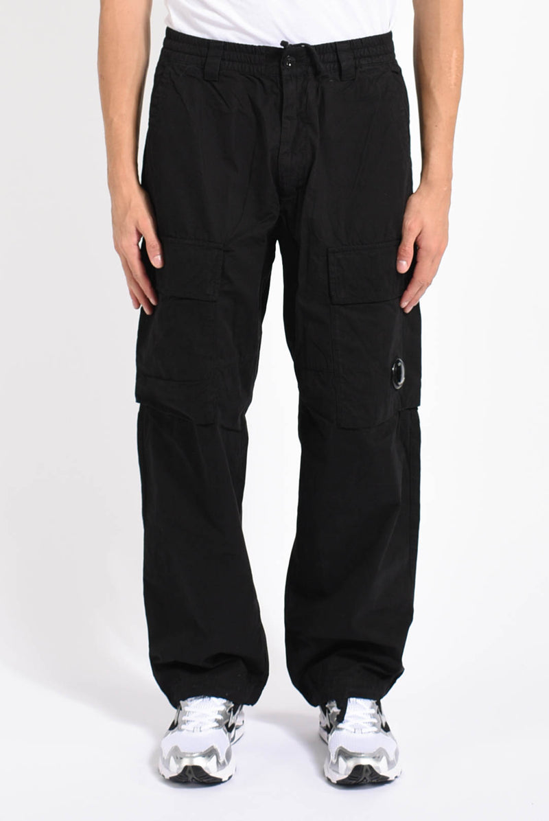 Pantaloni cargo boxy in microreps