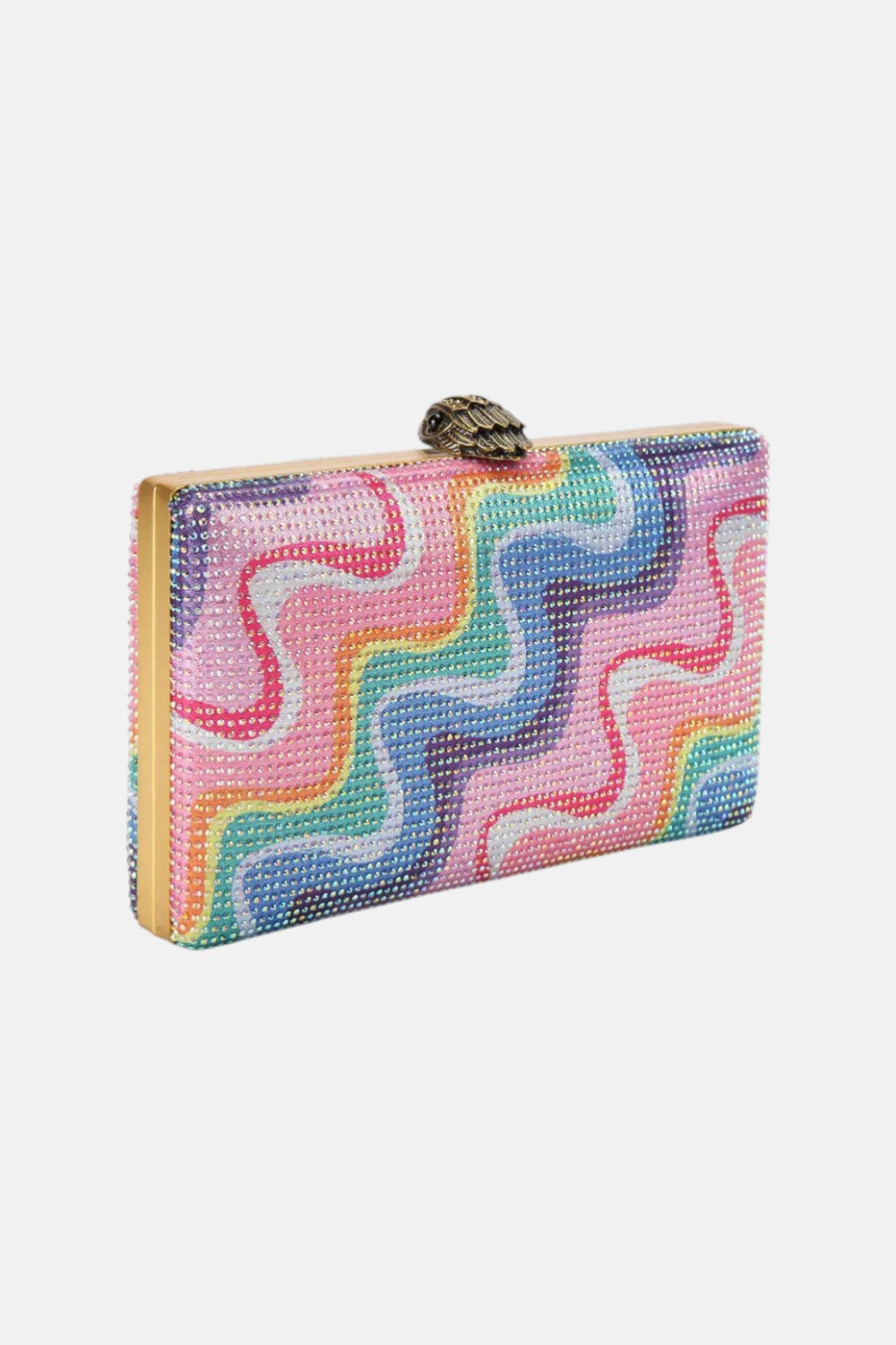 pochette con tracolla crystal kensington clutch