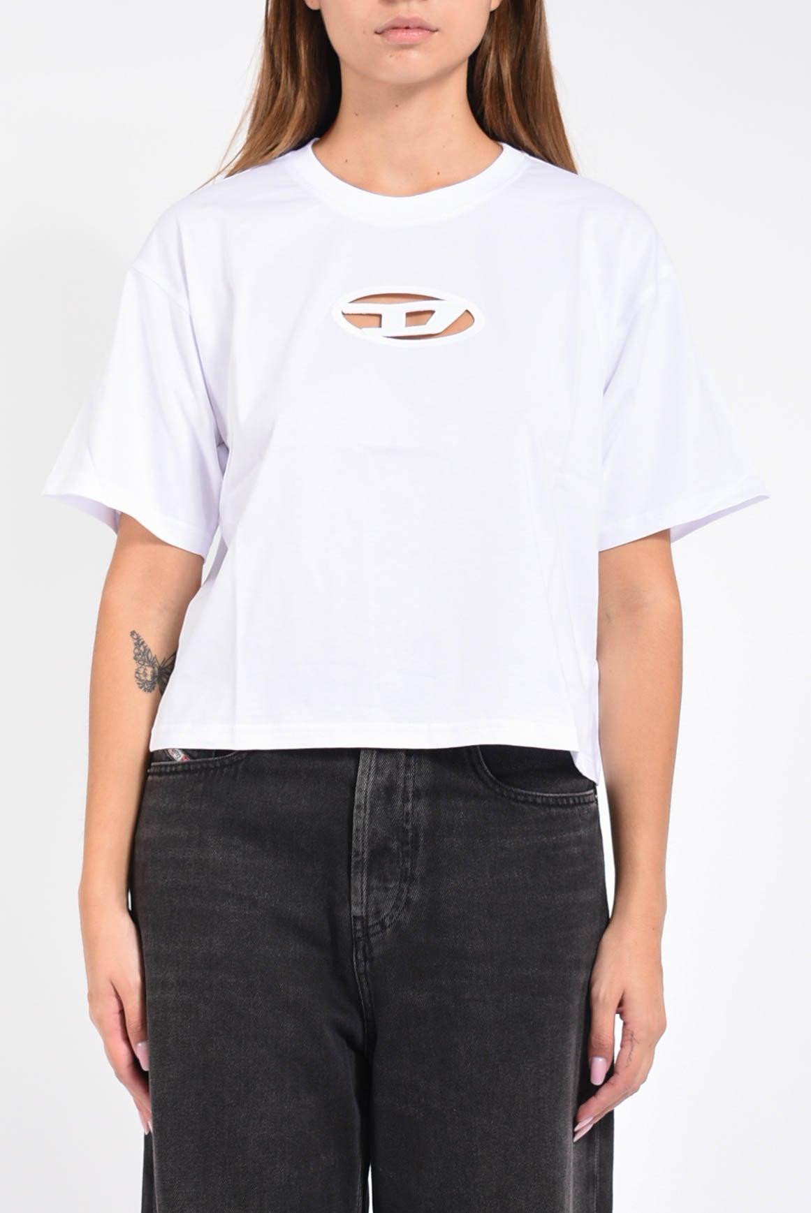t-shirt con logo t-buxt-crop