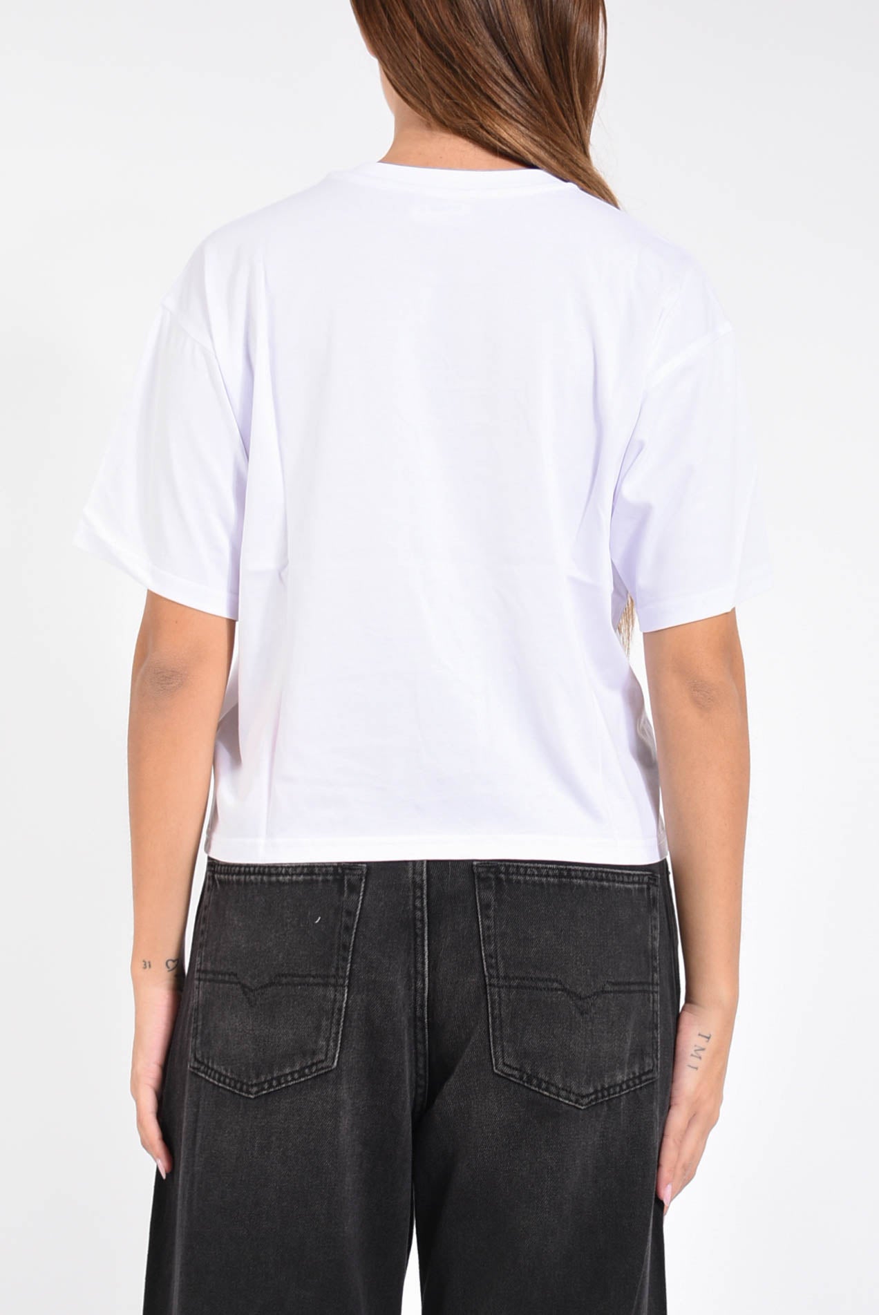 t-shirt con logo t-buxt-crop