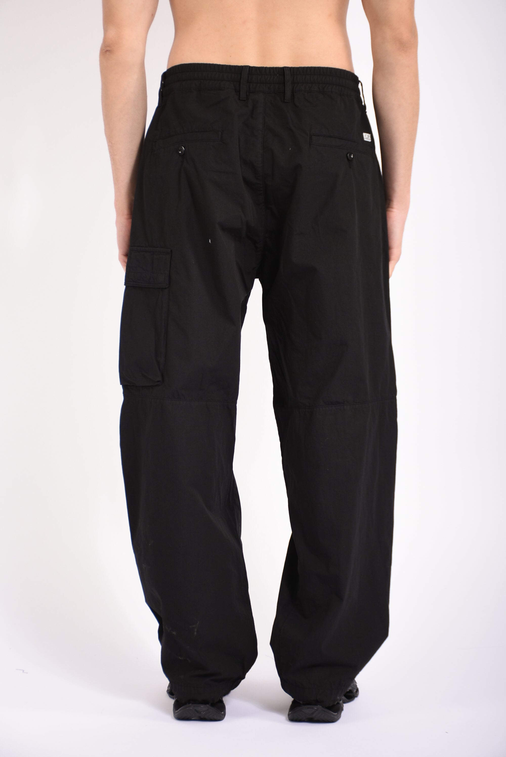 Pantaloni cargo lens boxy in microreps