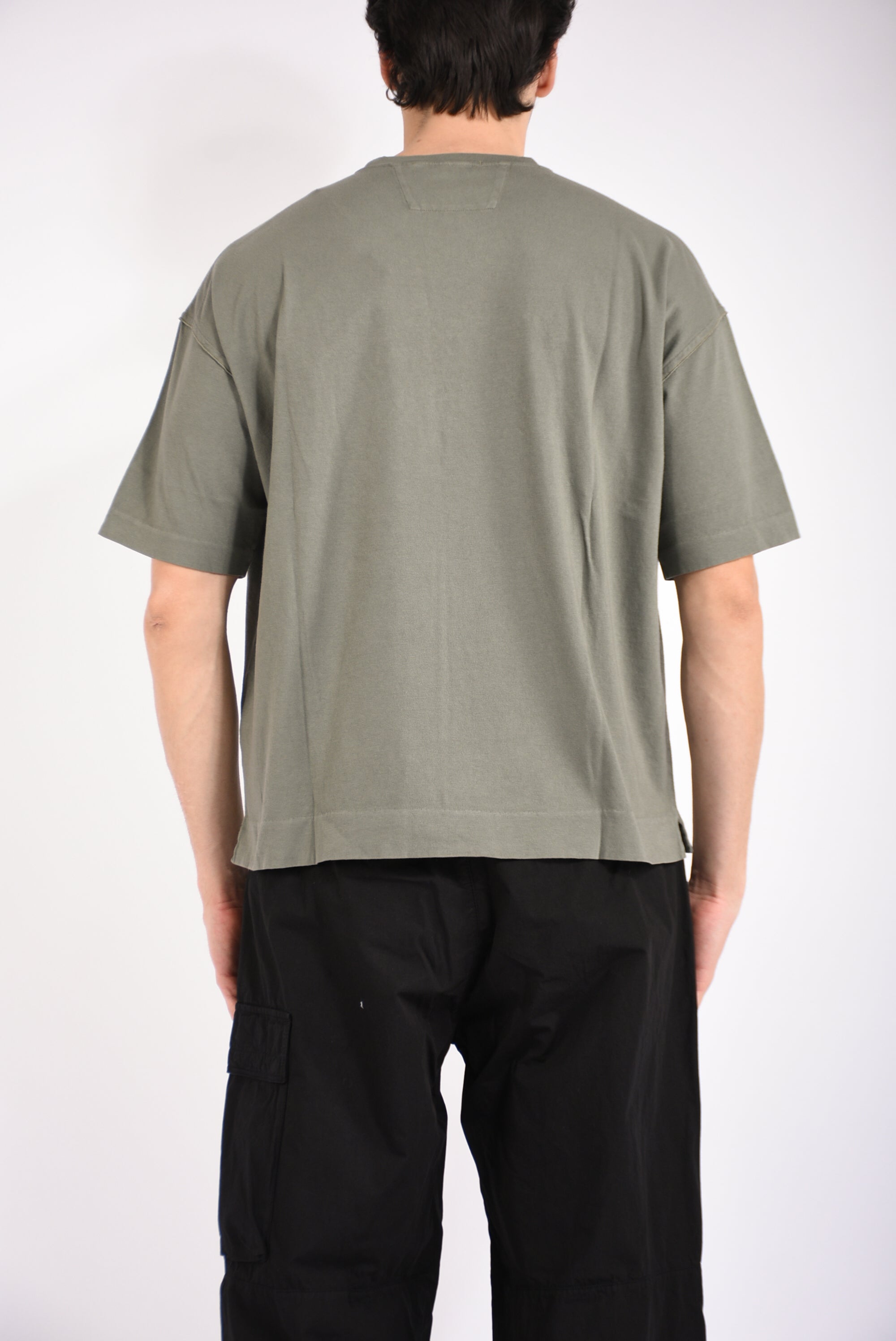 T-shirt boxy logo in jersey 20/1