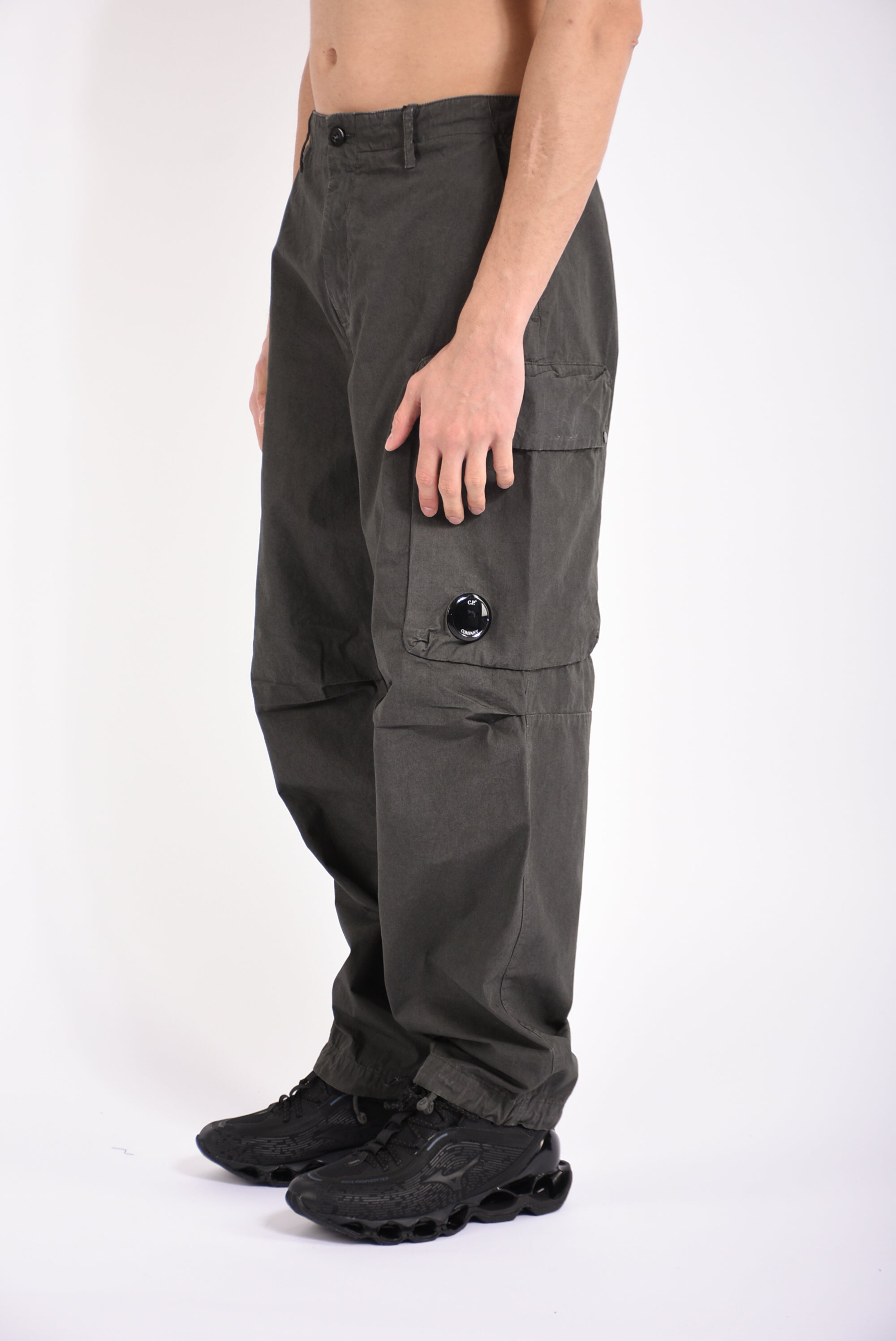 Pantaloni cargo boxy in microreps
