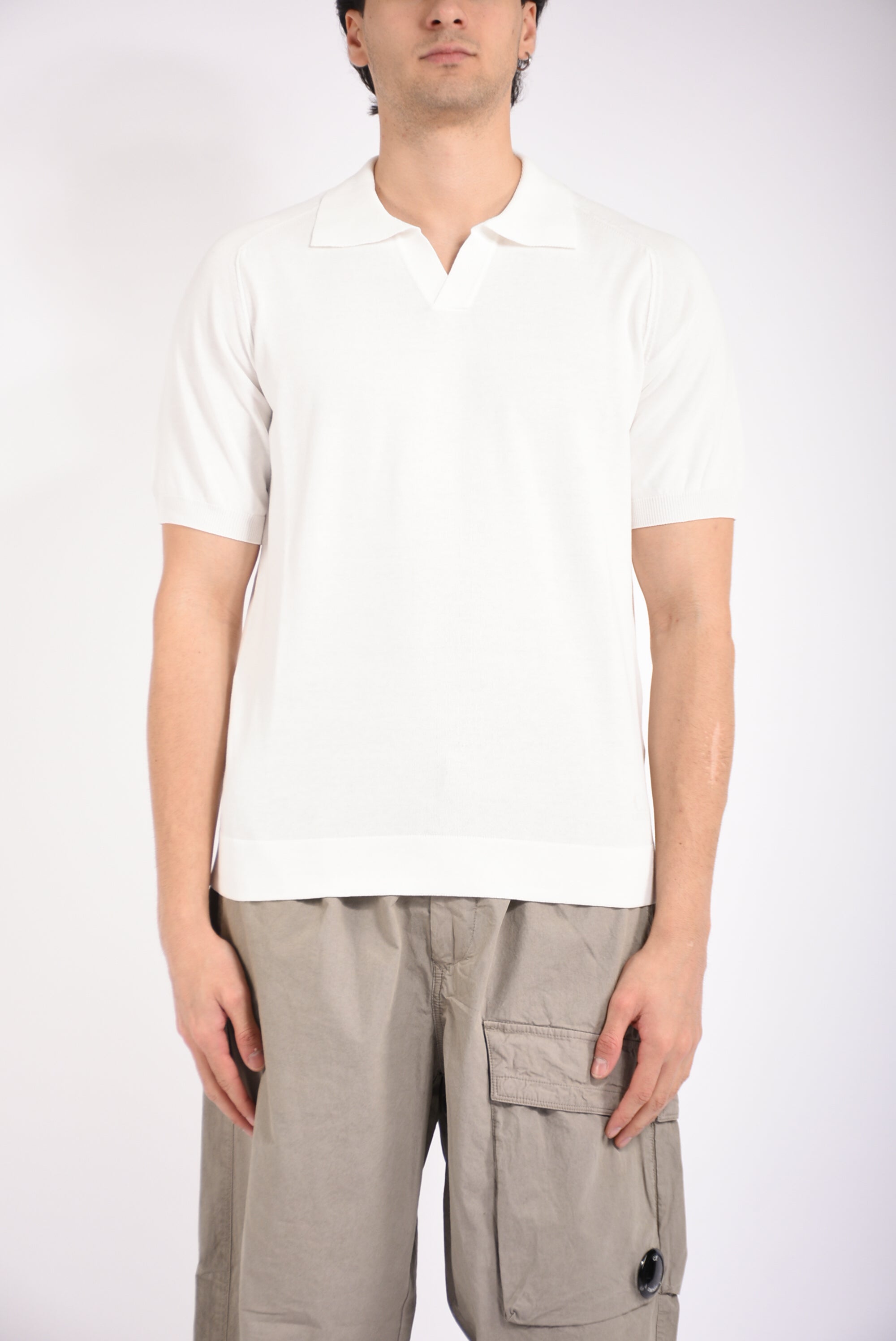Polo cotton crepe
