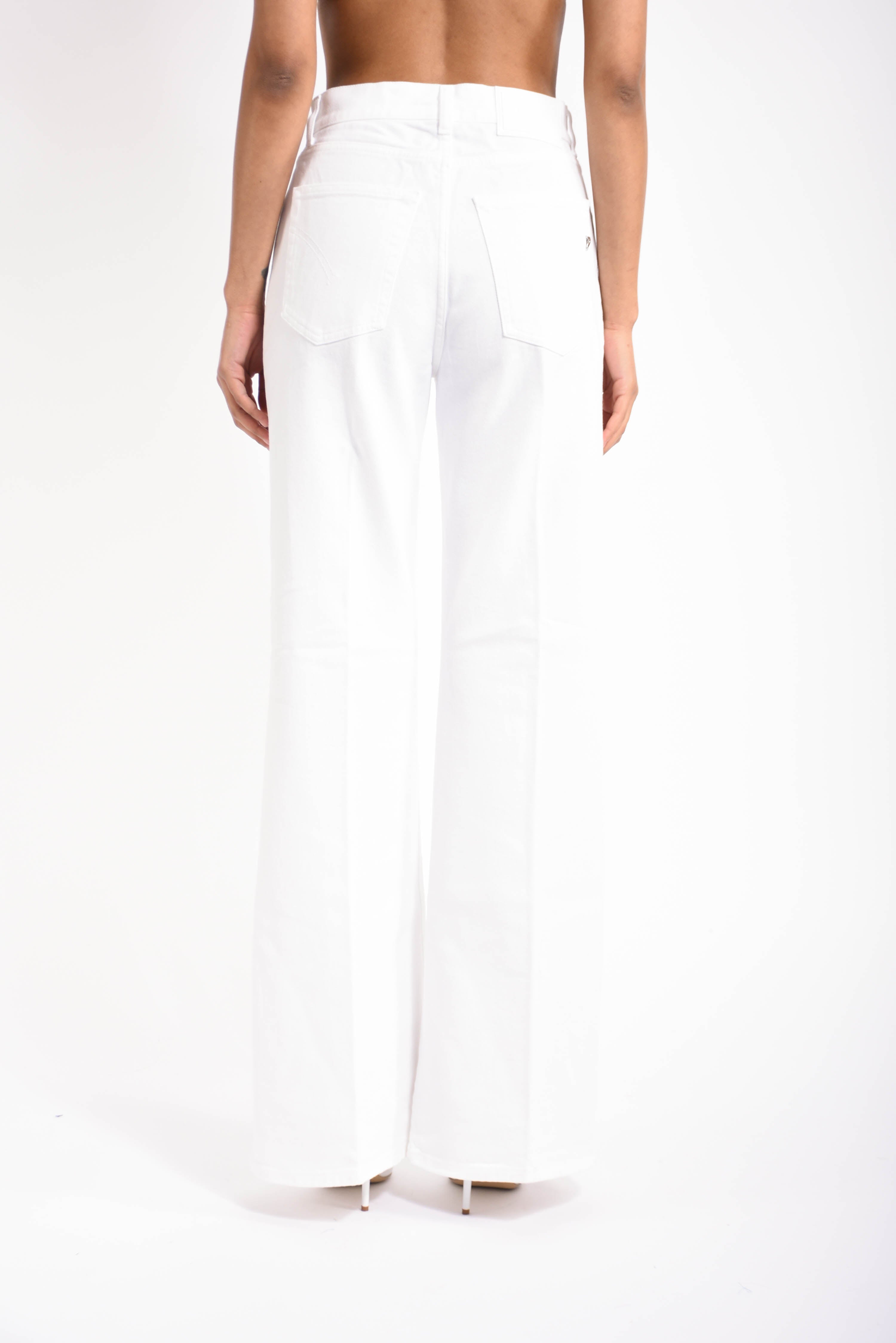 jeans wid leg in bull stretch amber