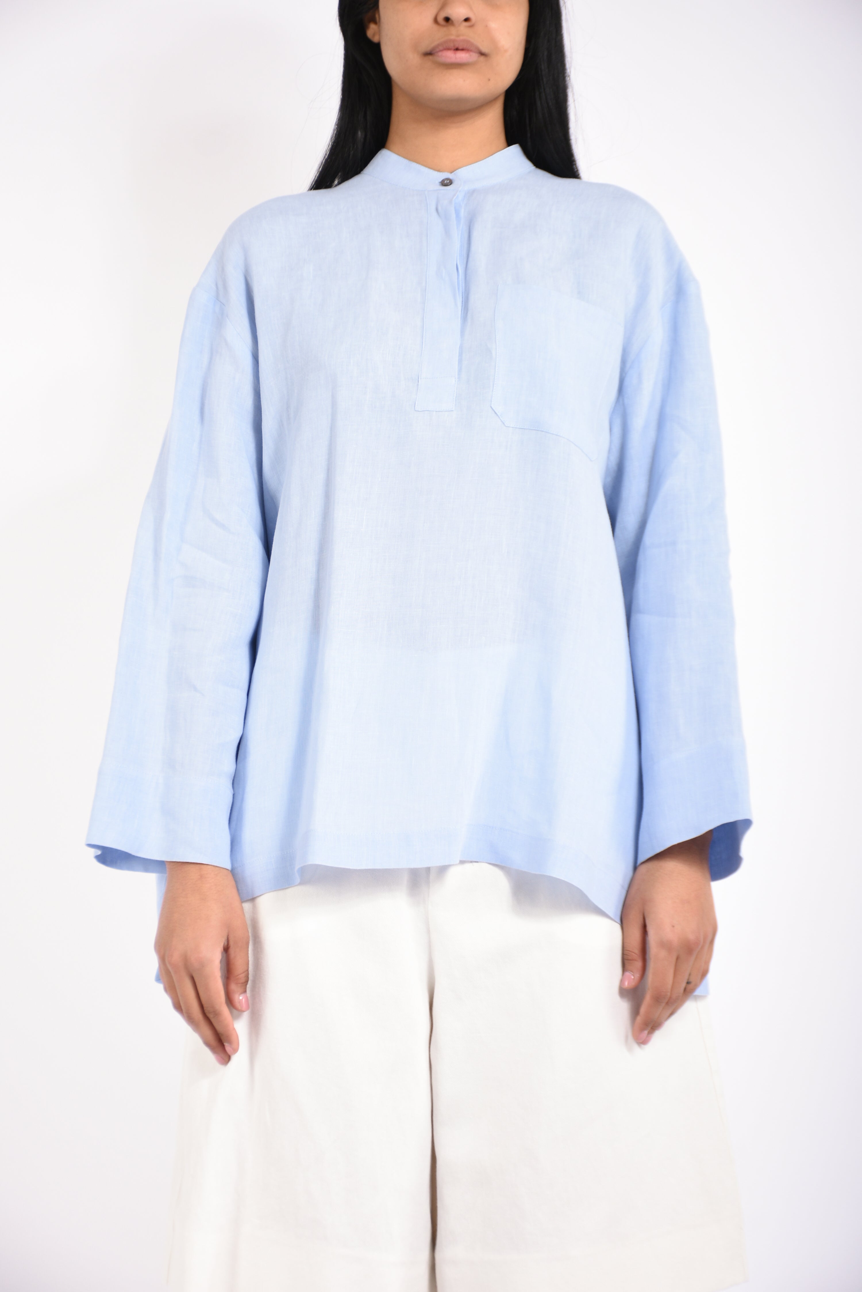 Camicia in puro lino cantico