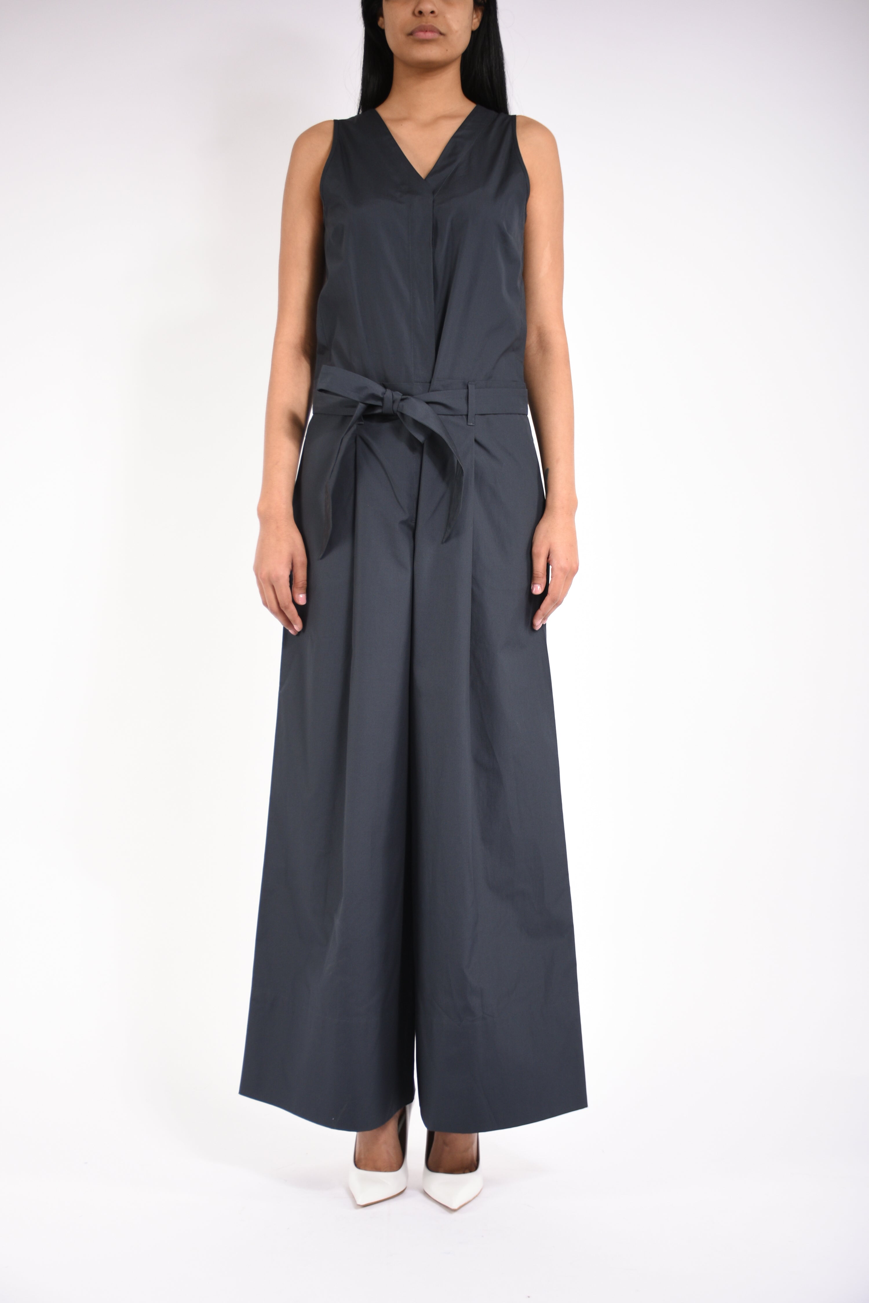 Tuta in popeline di cotone centro