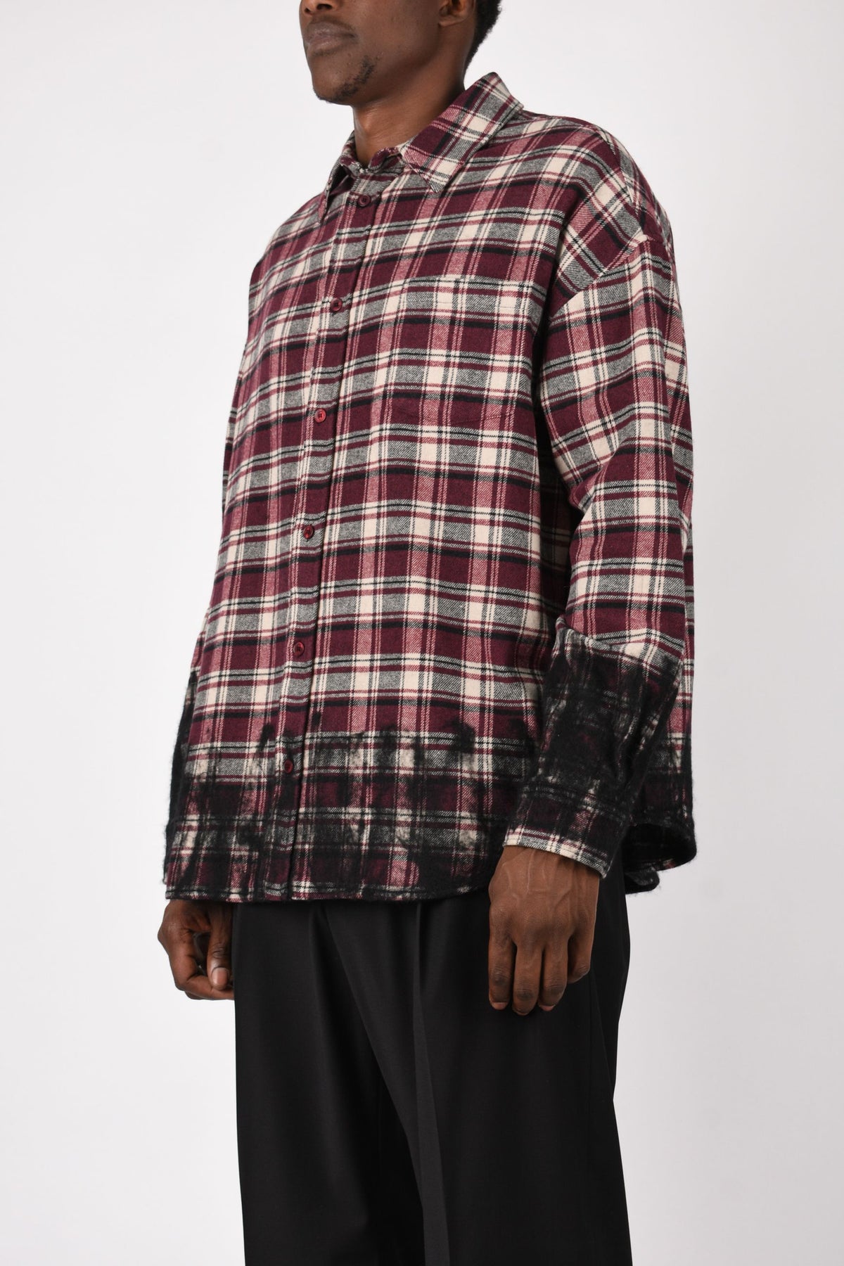 Camicia over check flannel F6LAMASI095