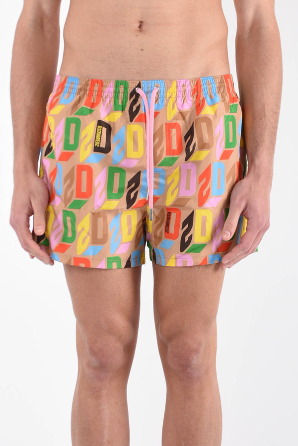 DSQUARED2 Costume boxer logato