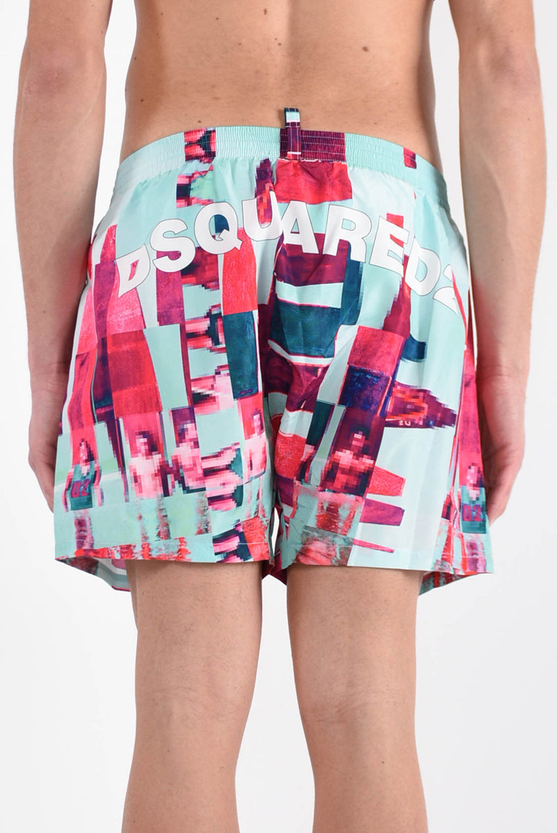 DSQUARED2 Costume boxer logato
