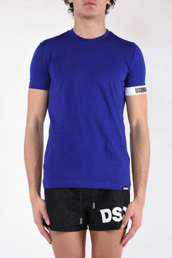DSQUARED T-shirt con logo in cotone