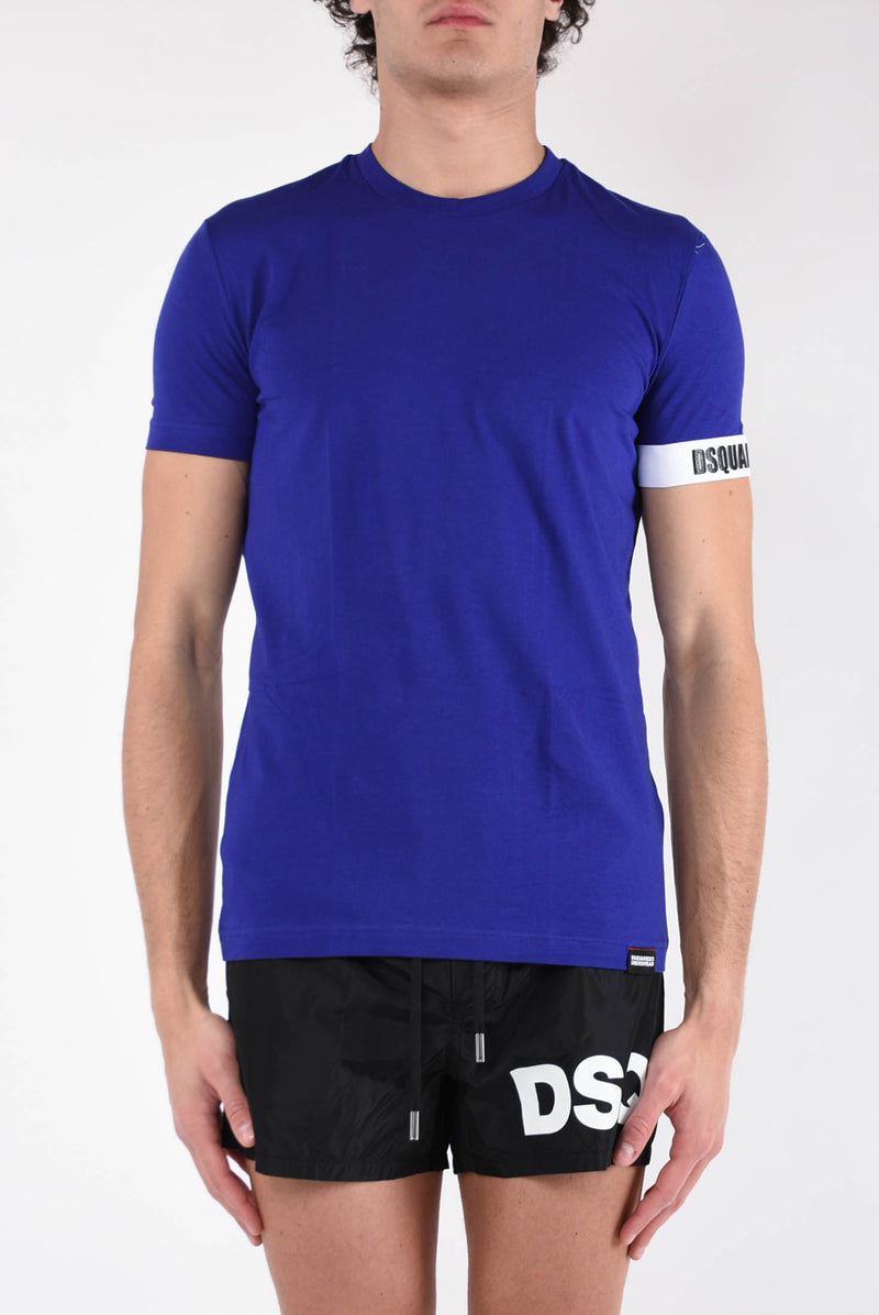 DSQUARED T-shirt con logo in cotone