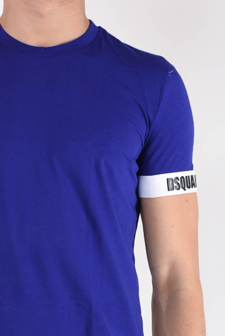 DSQUARED T-shirt con logo in cotone