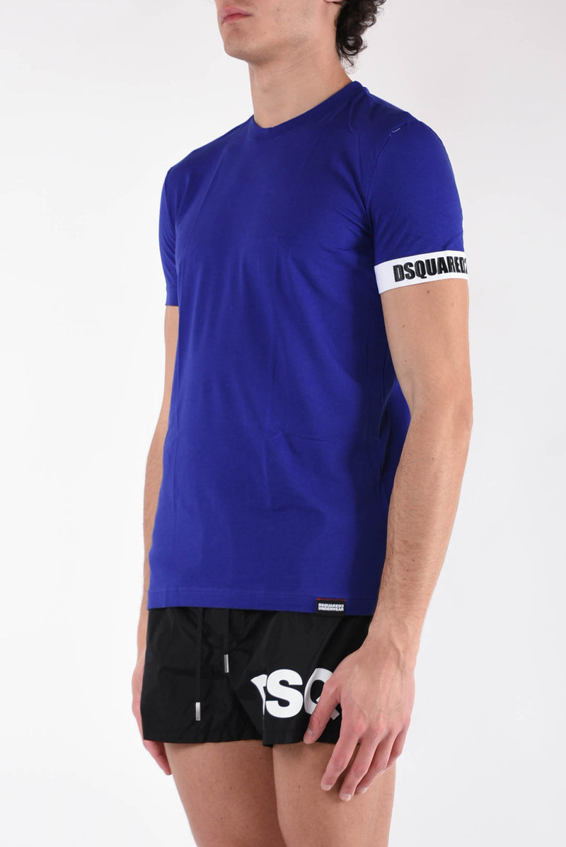DSQUARED T-shirt con logo in cotone