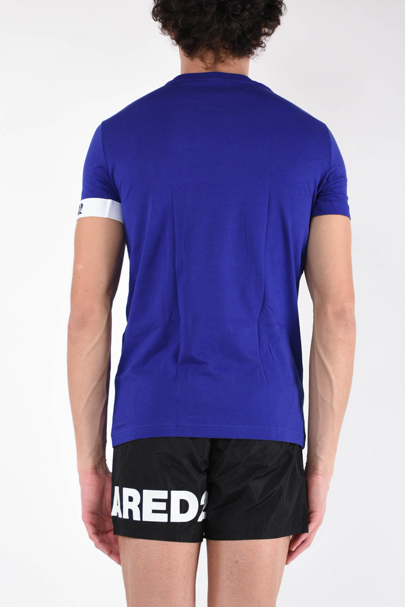 DSQUARED T-shirt con logo in cotone