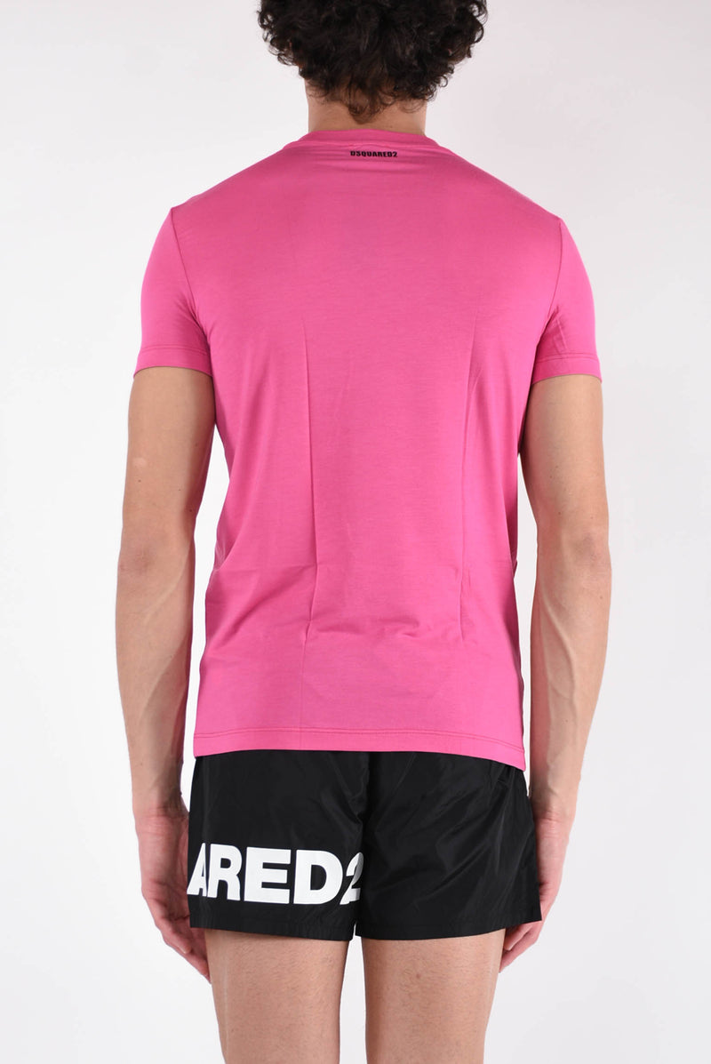 DSQUARED T-shirt con logo in cotone