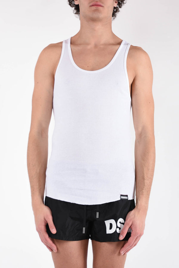 DSQUARED Canotta a costine