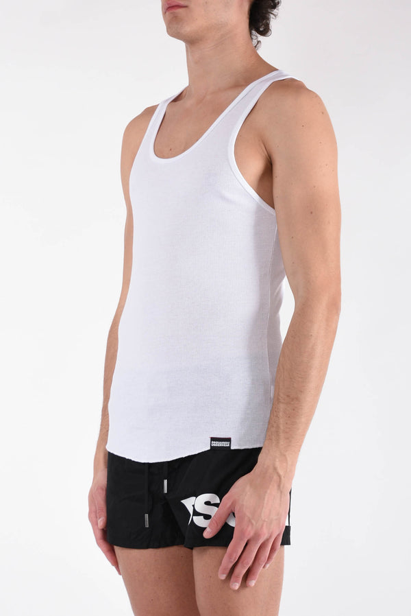 DSQUARED Canotta a costine