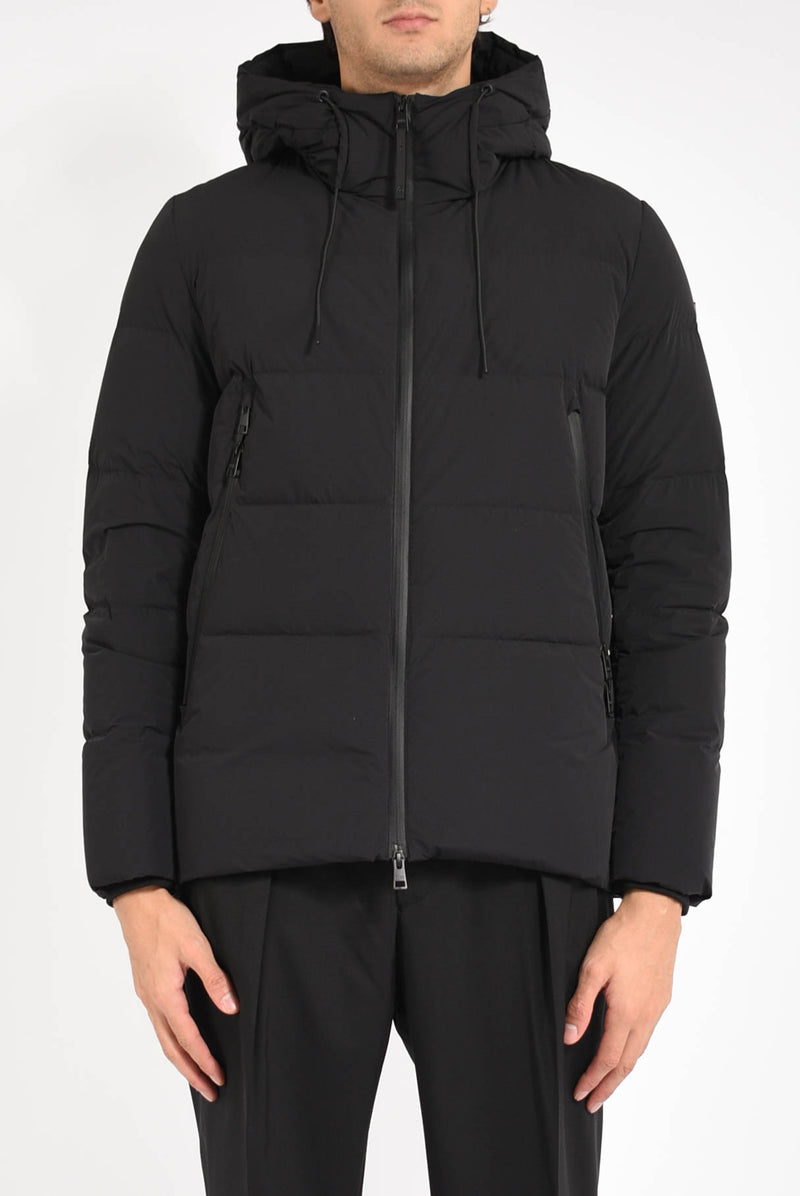 Piumino in tessuto tecnico superlight bi-stretch