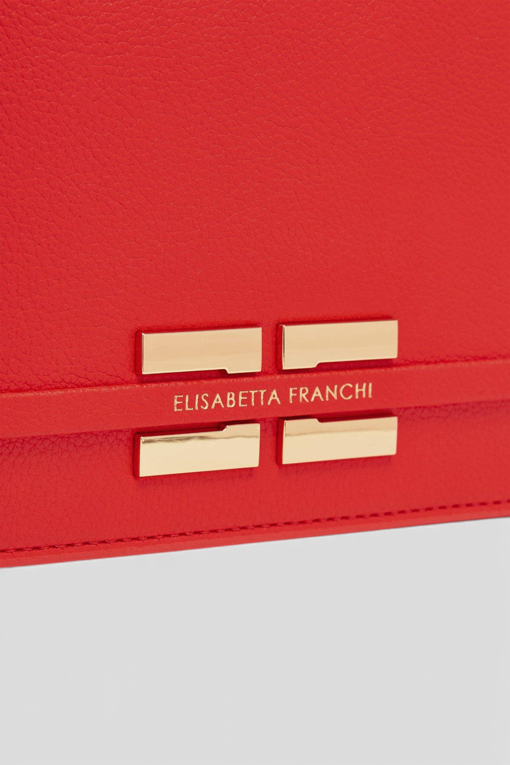 Borsa a tracolla con placca logo