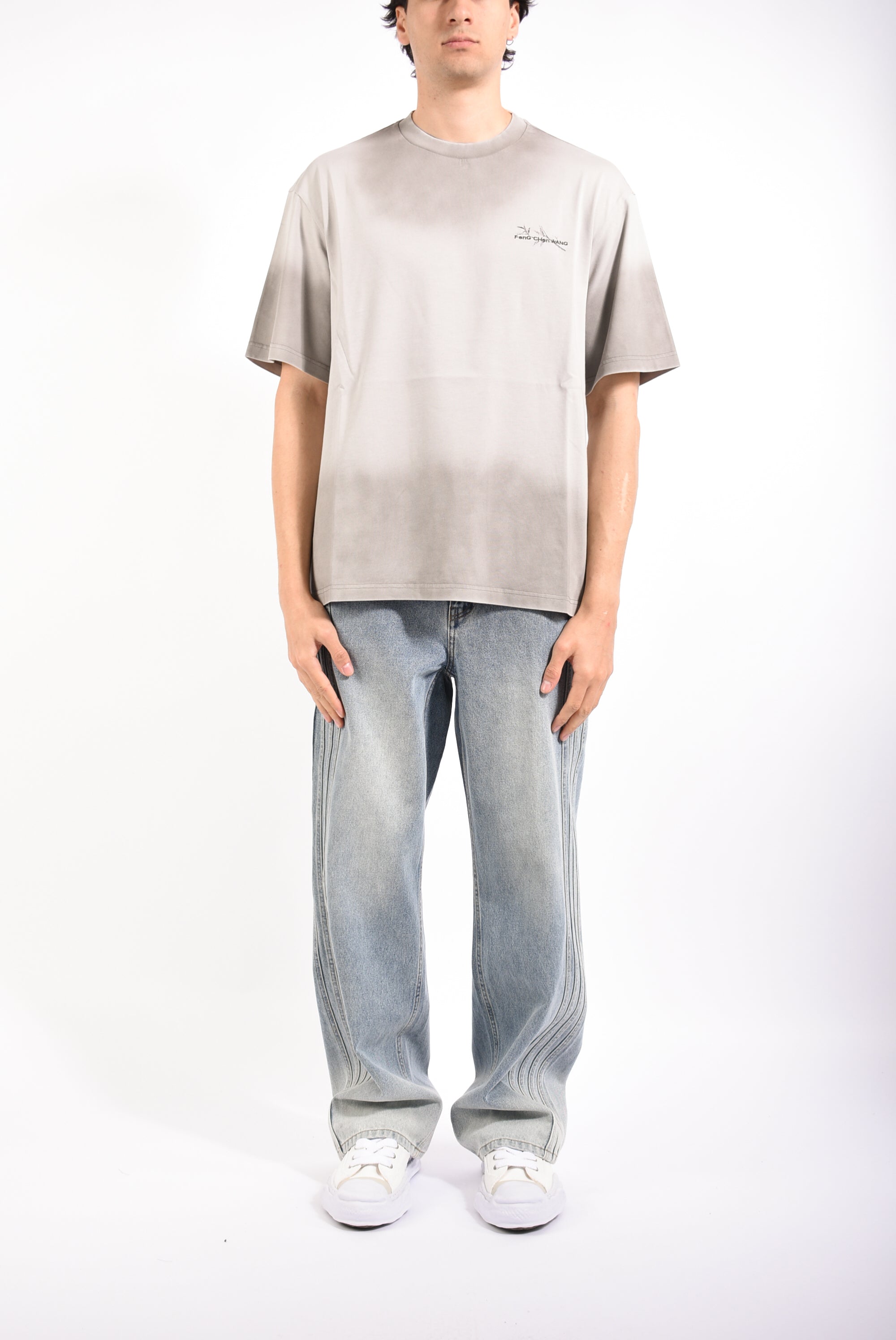 t-shirt in cotone con logo