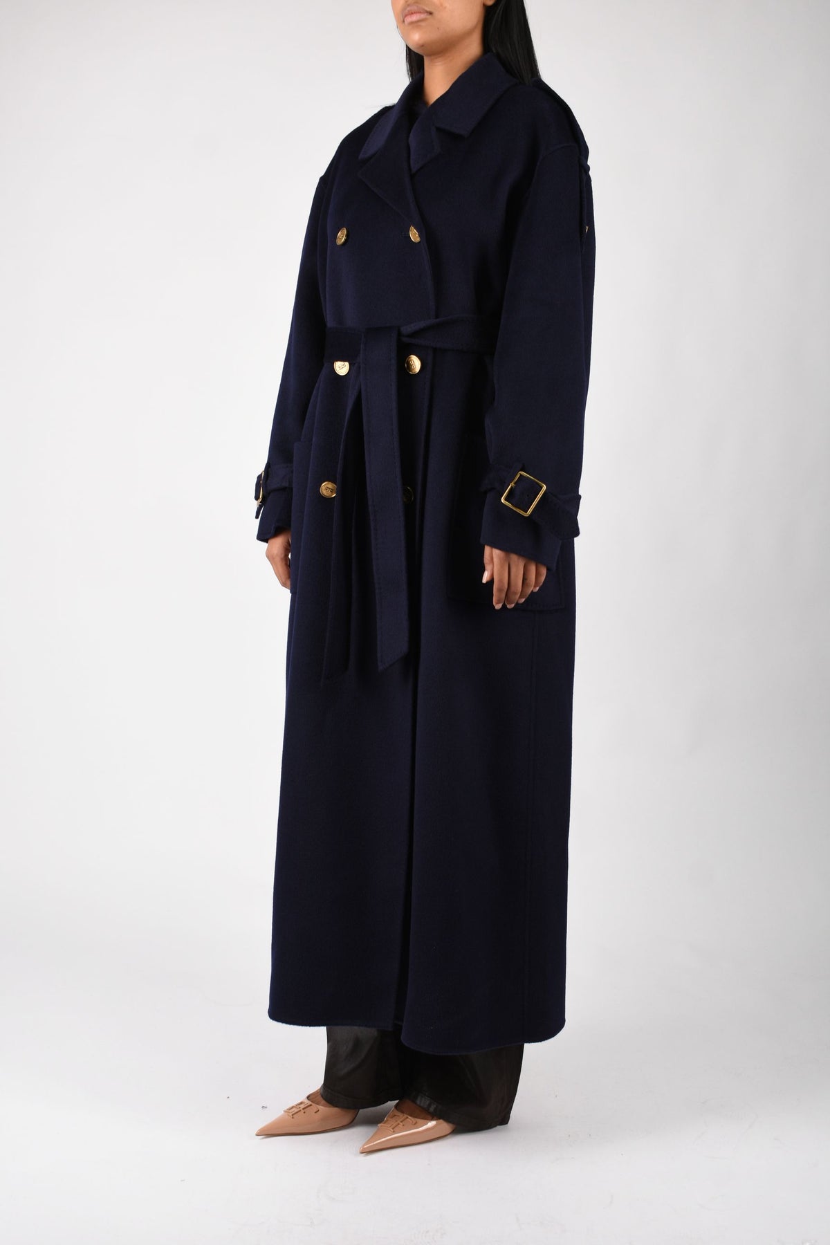 cappotto in lana double doppiopetto CP02D66E2