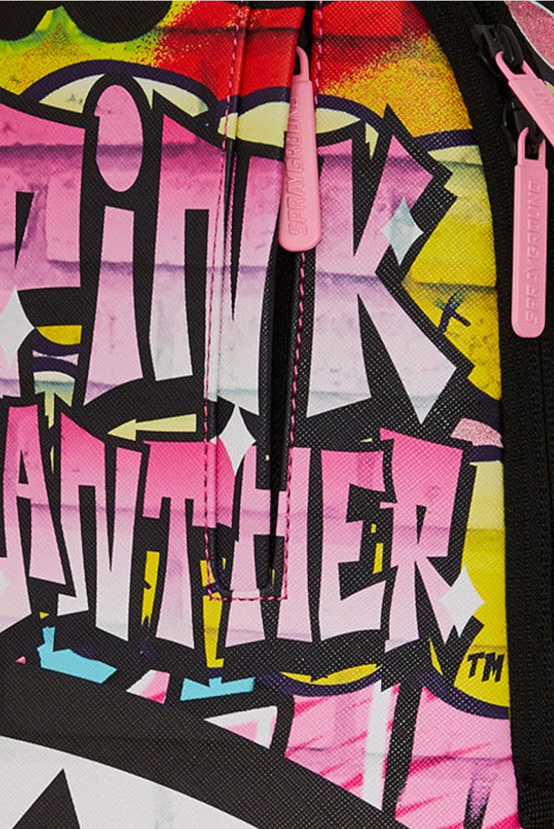 zaino Pink Panther Painting Over Graffiti