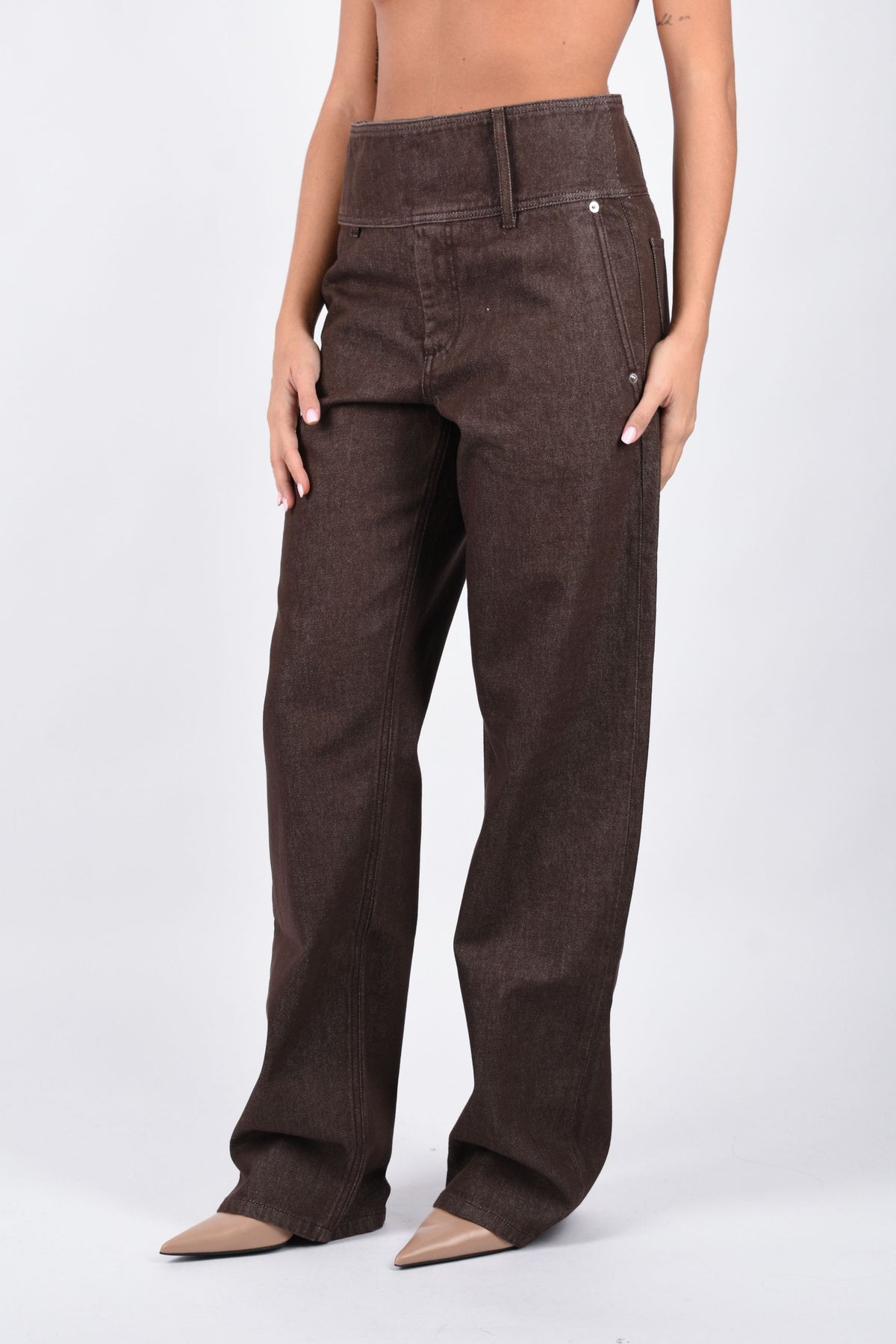 PANTALONI IN DENIM VERTICE 2622186032