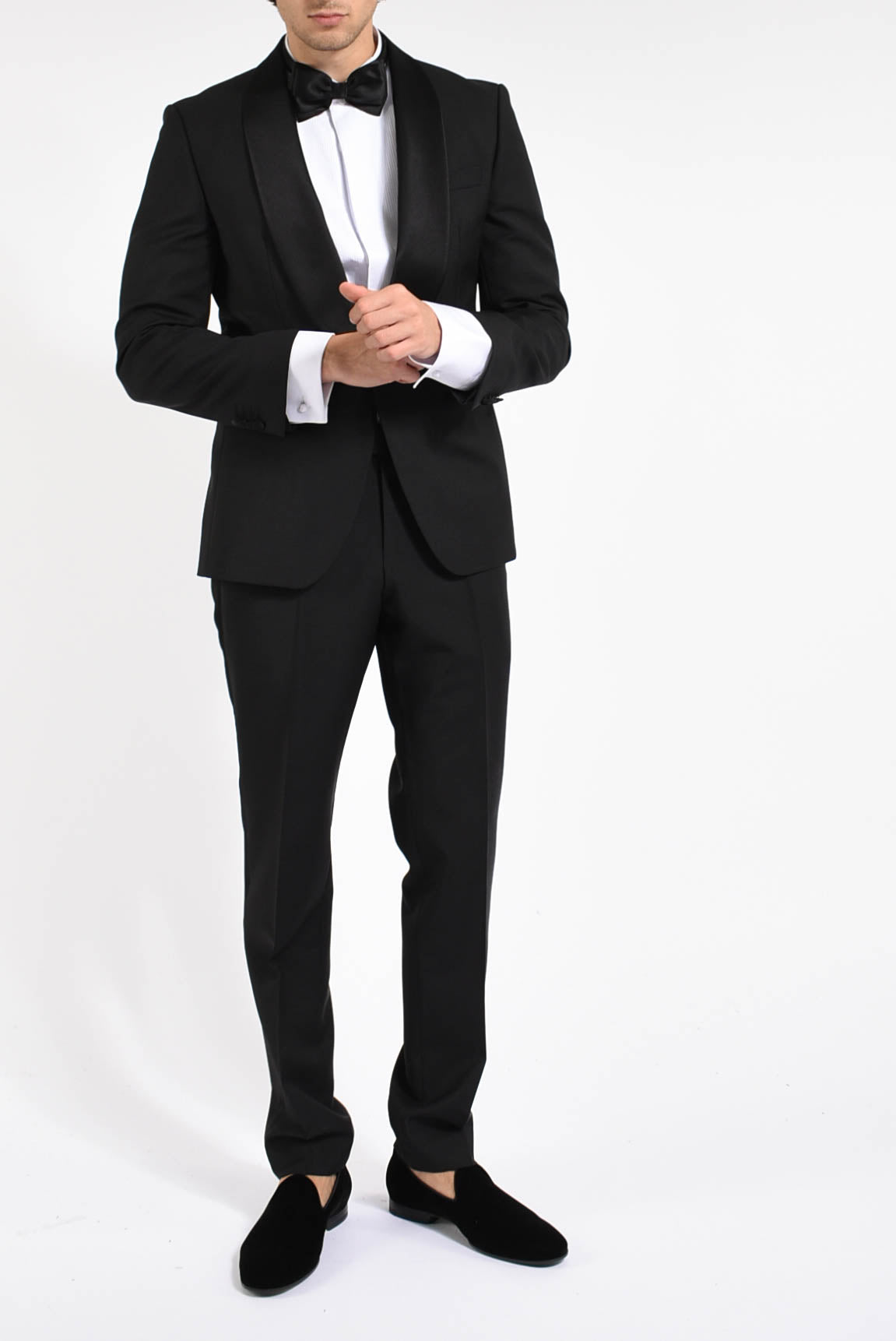 Abito smoking in fresco lana