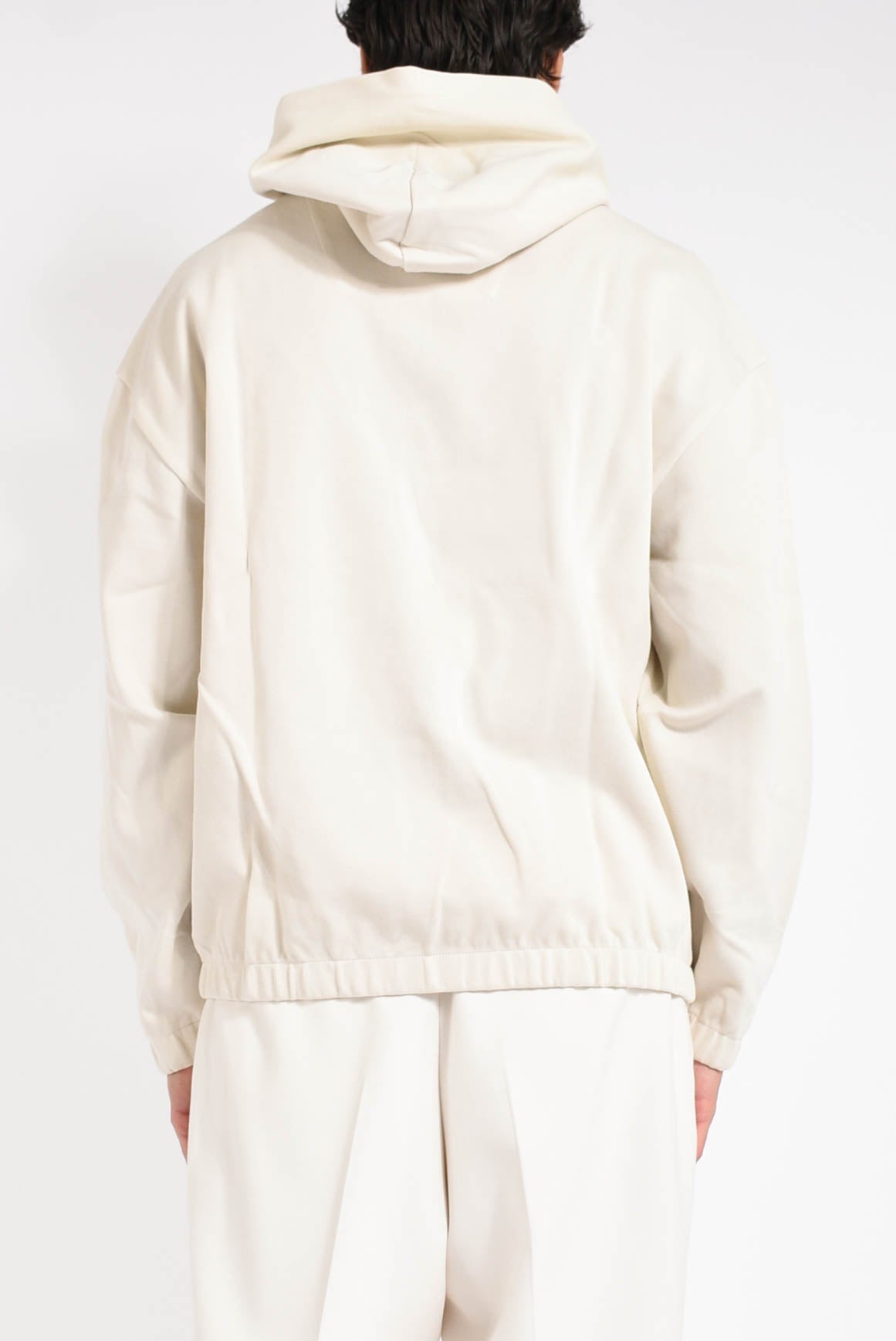 Felpa in cotone mercerizzato