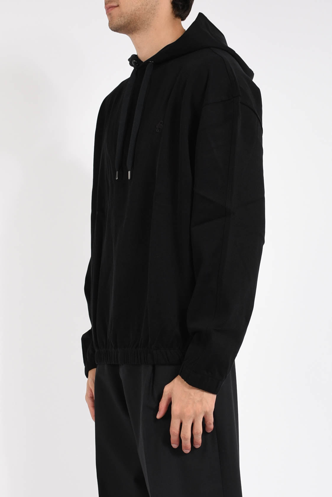 Felpa in cotone mercerizzato