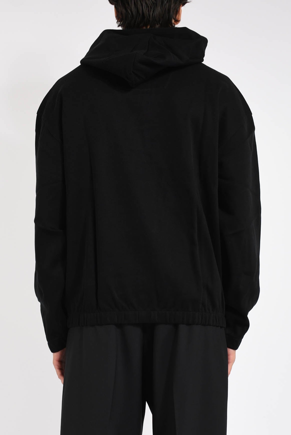 Felpa in cotone mercerizzato