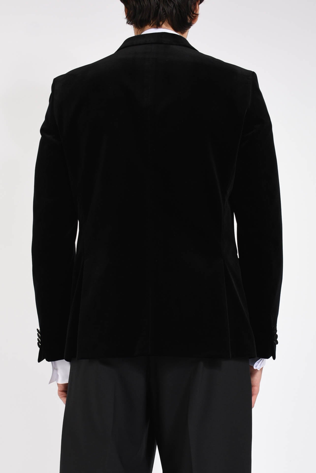 Giacca smoking in velluto