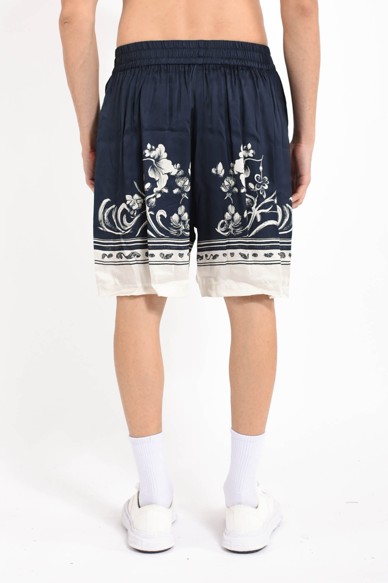 bermuda blue flower print