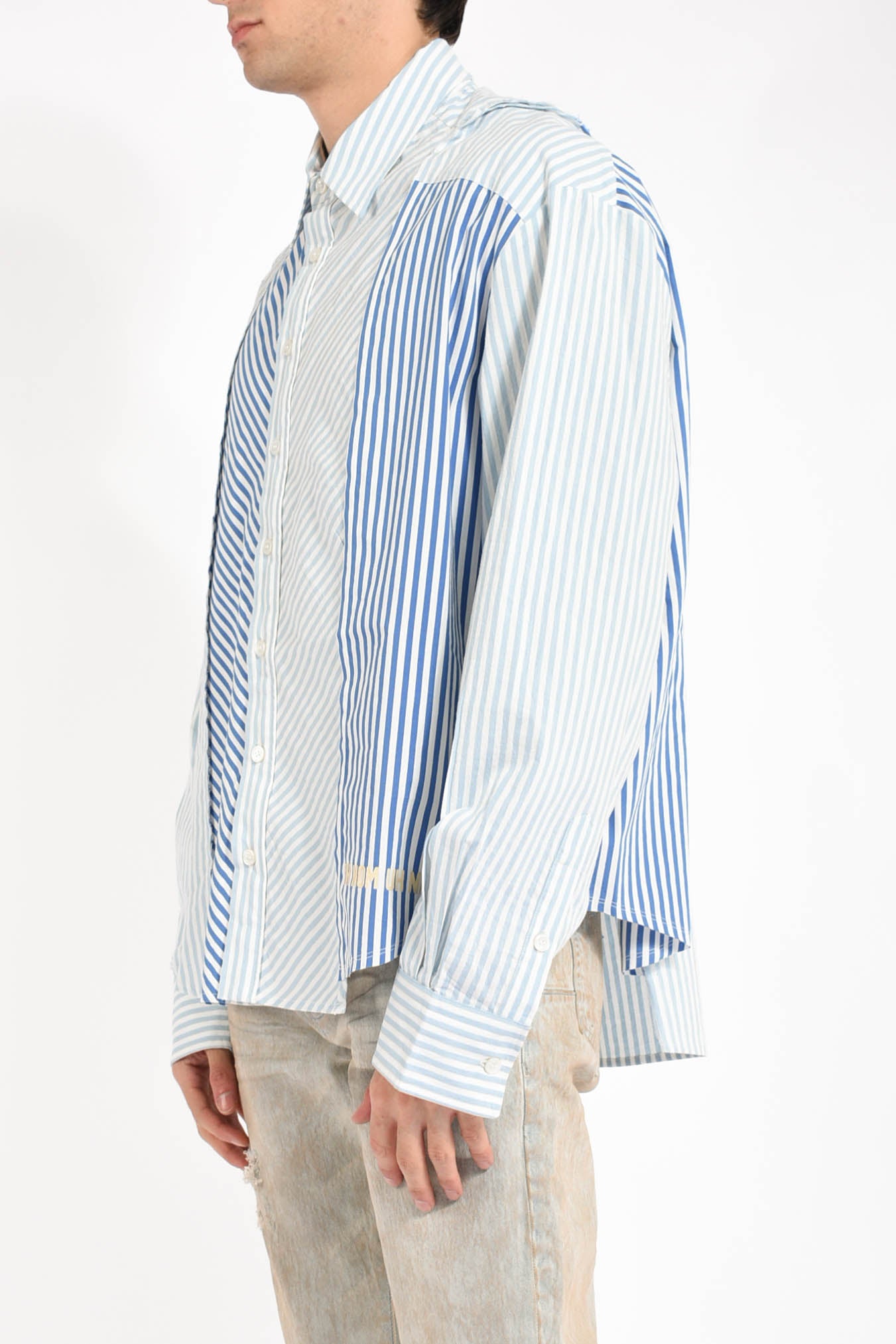 camicia Stripe Patches