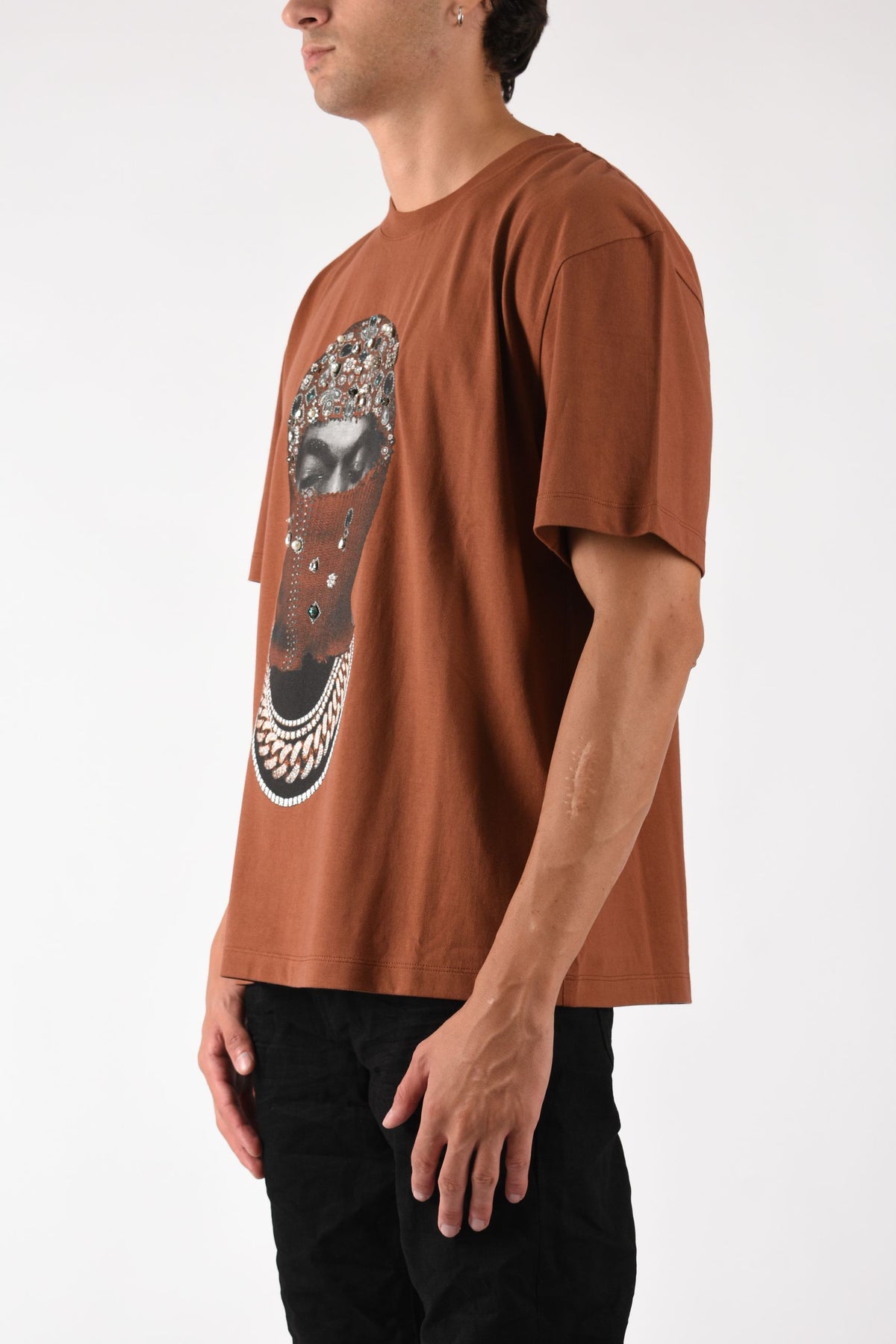T-shirt jewelry in cotone