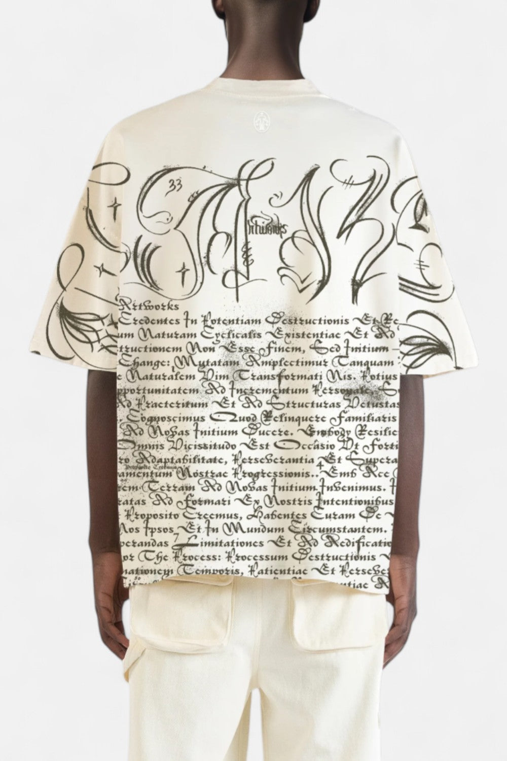 t-shirt in cotone pergamon