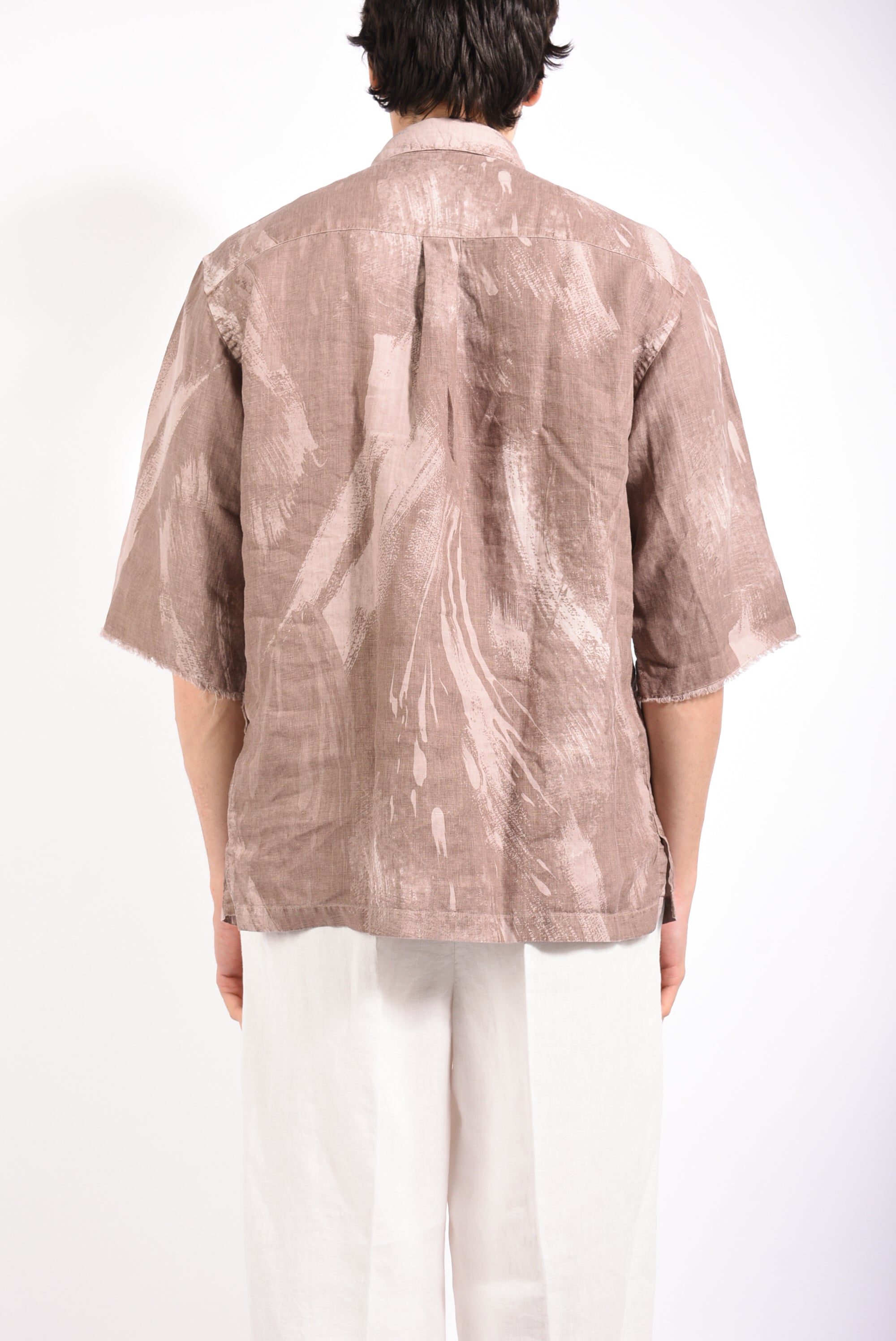 Camicia fantasia STEFANO KUTA in lino