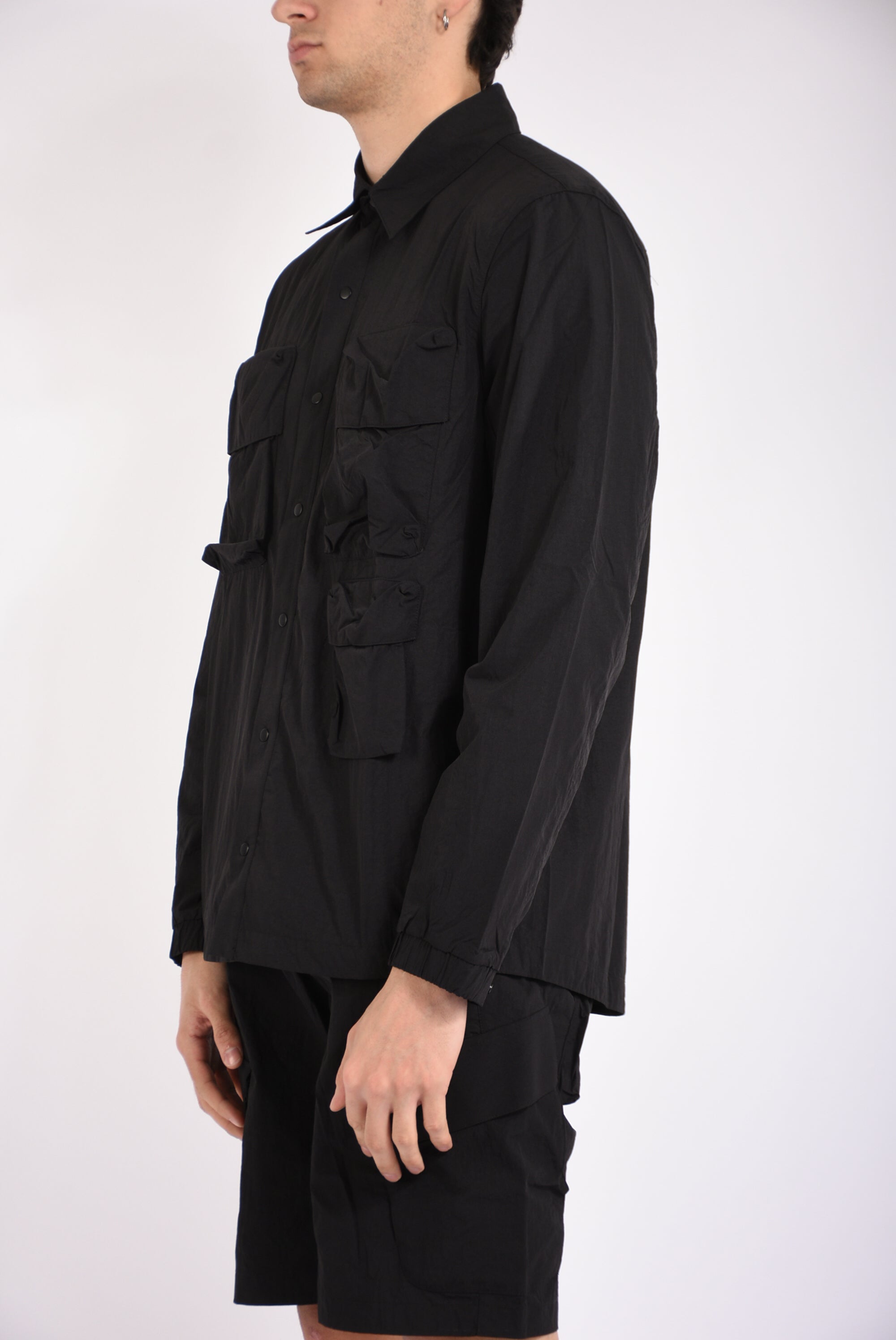 Overshirt cargo in nylon