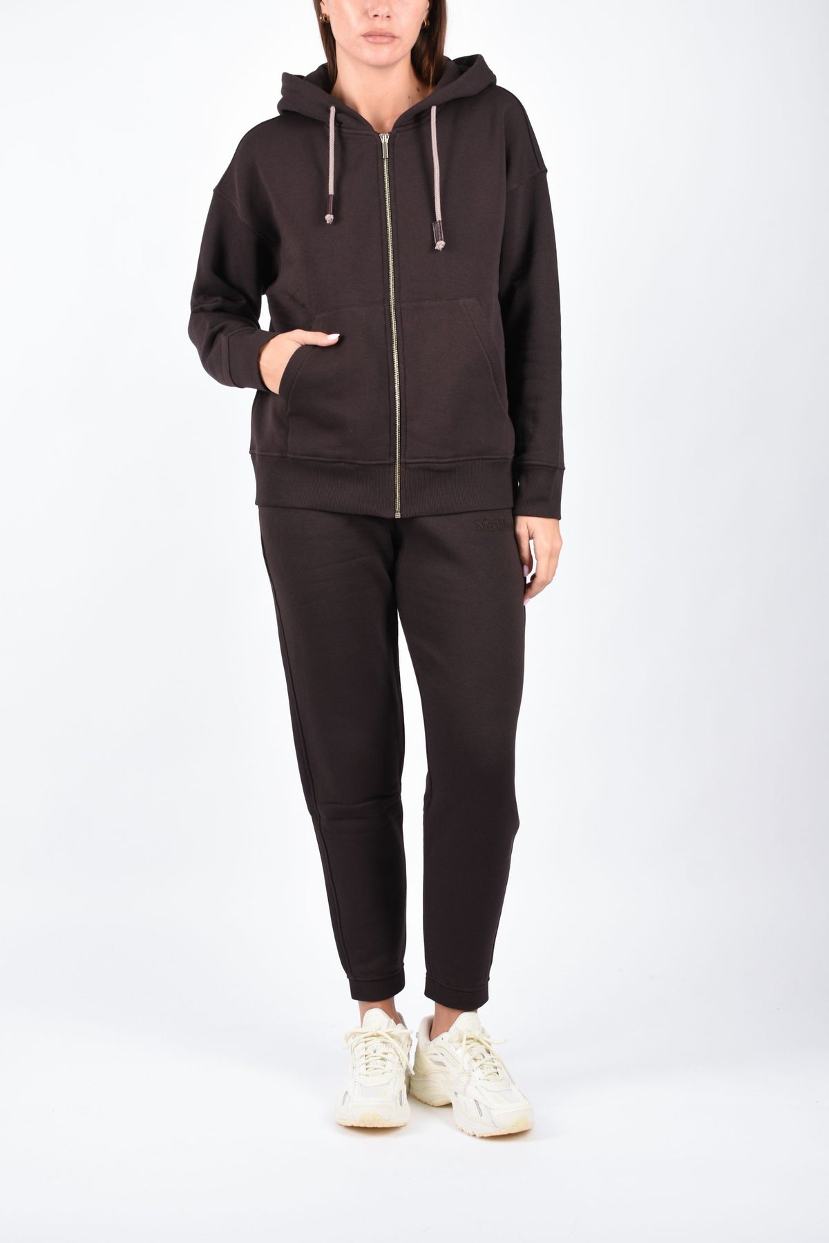 Felpa con zip in jersey garzata SMMGENTILE 2629926023600
