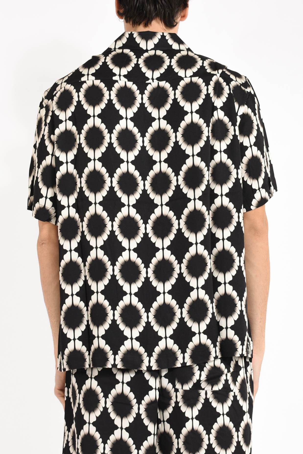 camicia in viscosa stampata