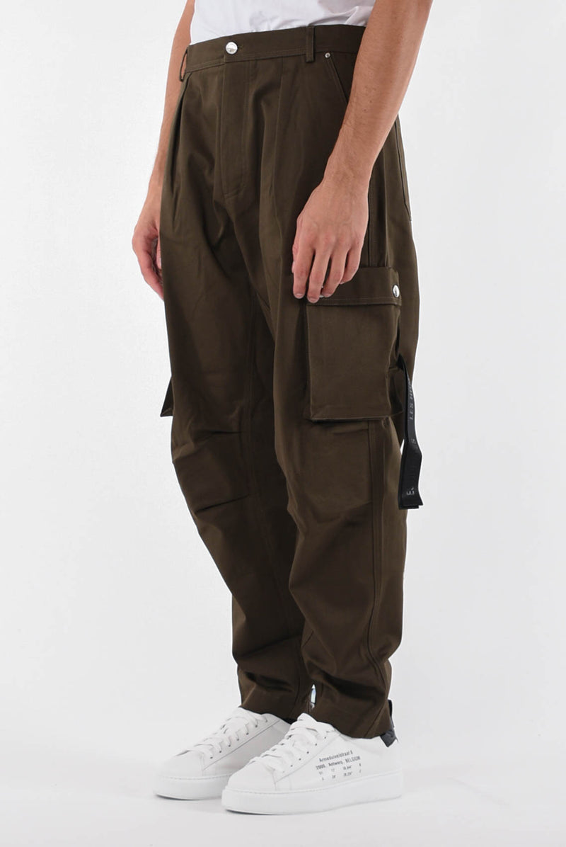 LES HOMMES Pantaloni cargo in cotone