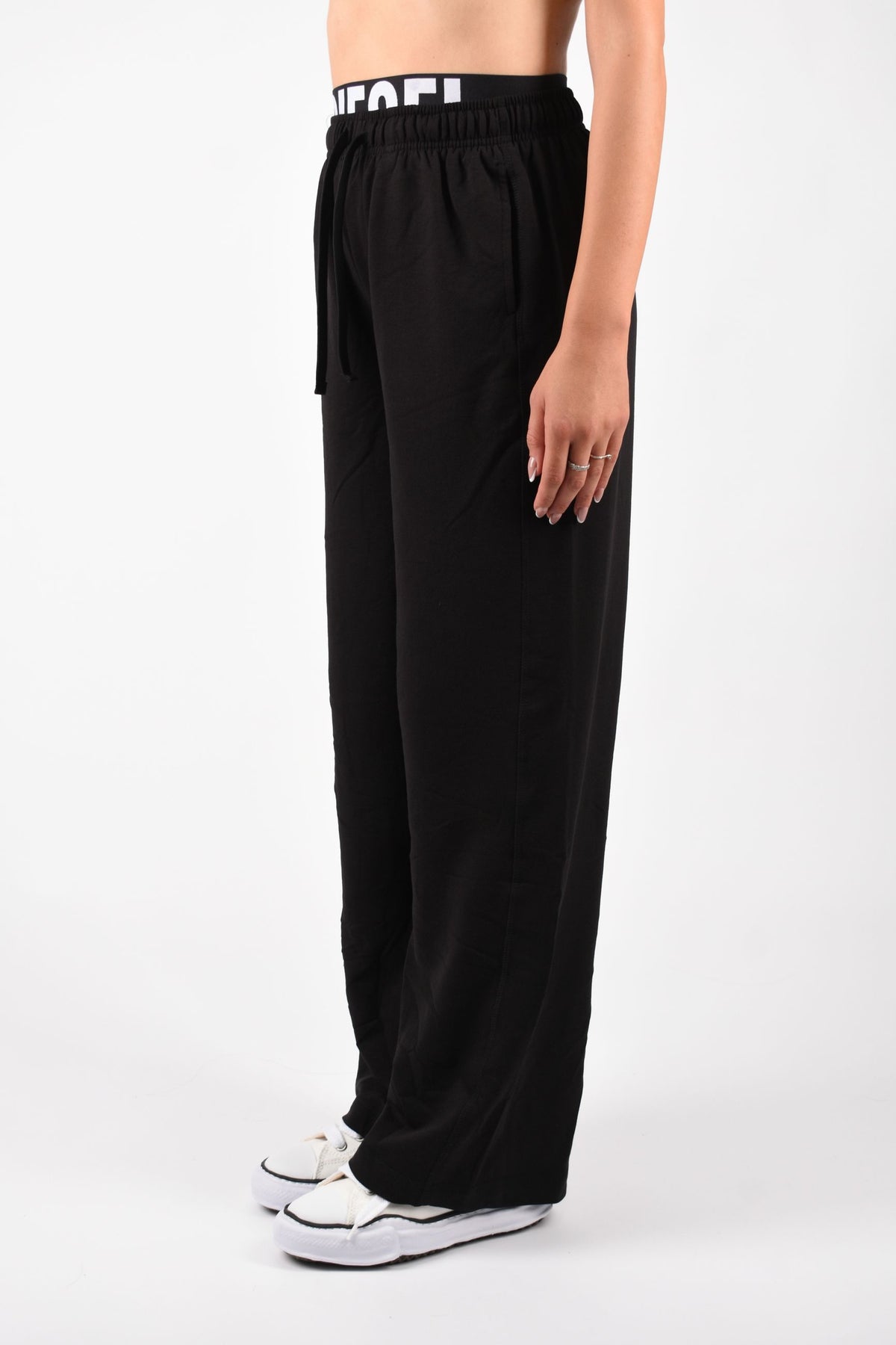 Pantaloni Da tuta con fascia in vita con logo LESLIE D-POP A208760IKBJ