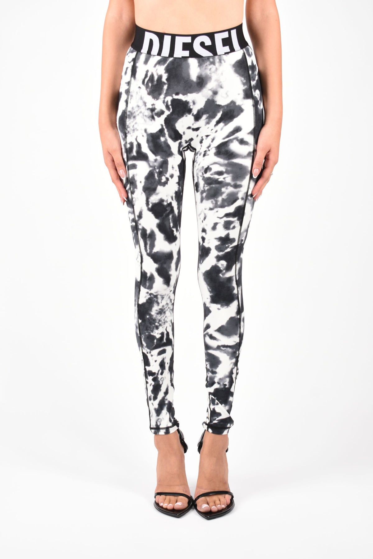 Leggings in microfibra stampata ADELINE D-POP