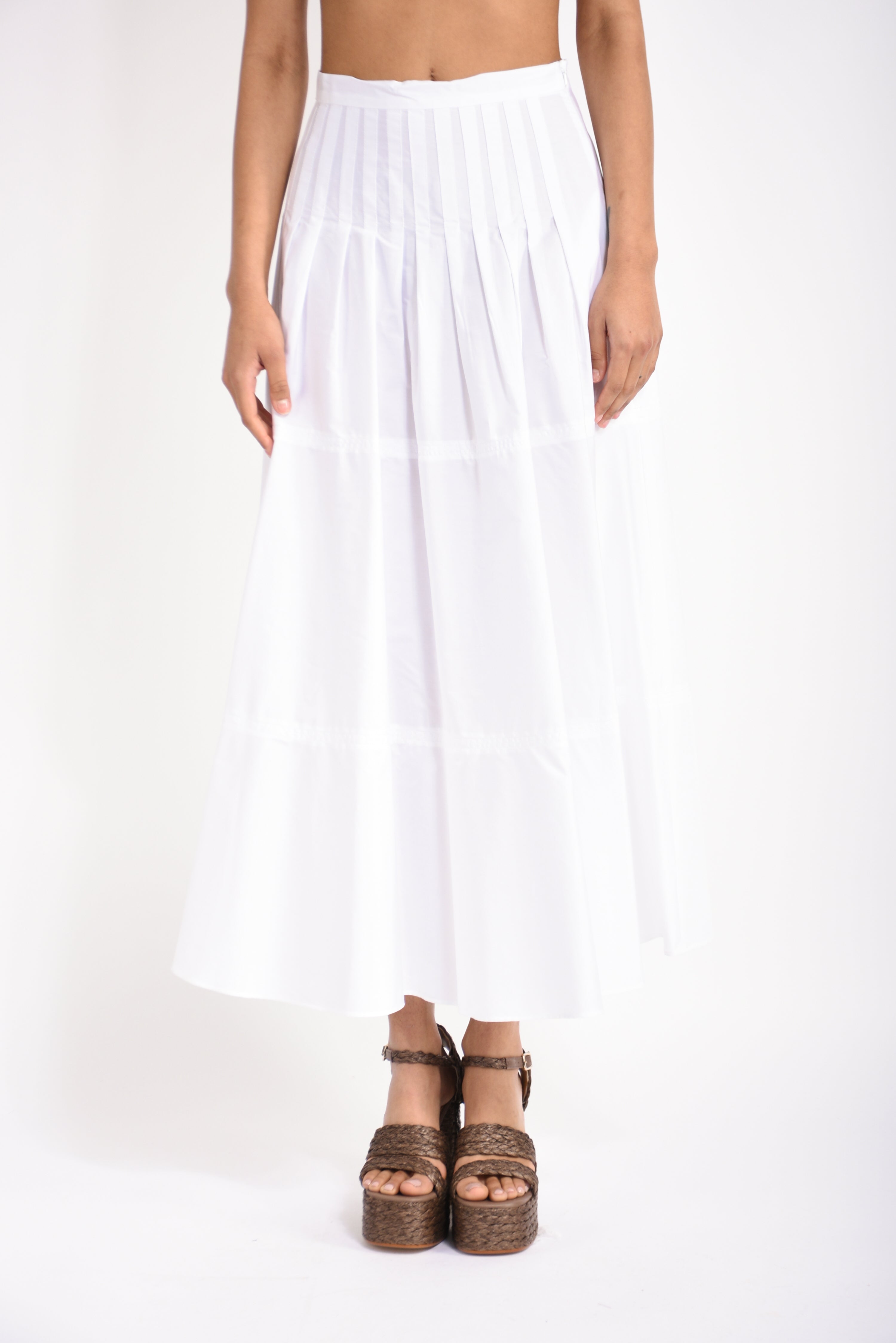 gonna lunga in cotone opera